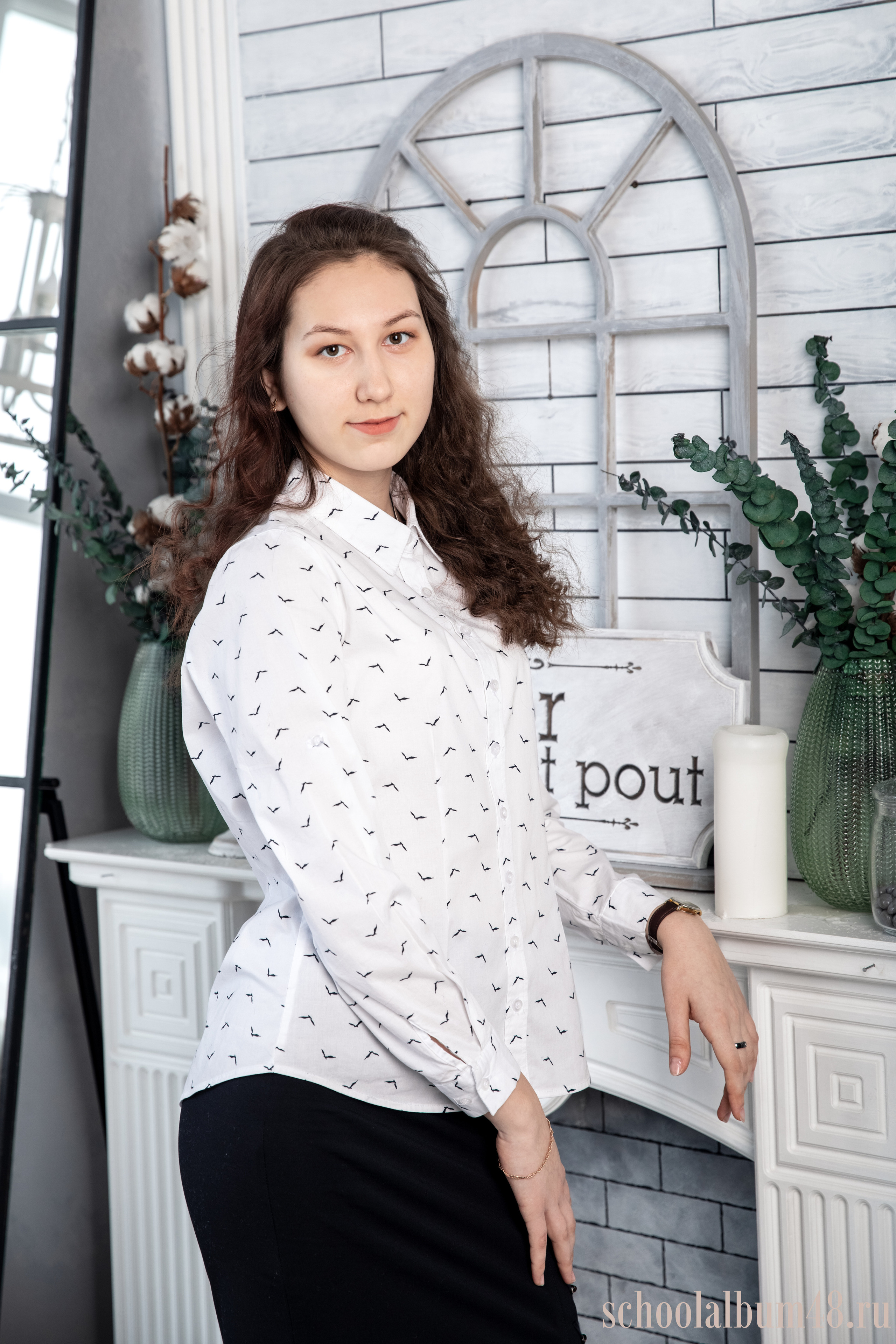 Портретная съемка для 11 класса. Выпускные альбомы Евгении Виноградовой г. Липецк