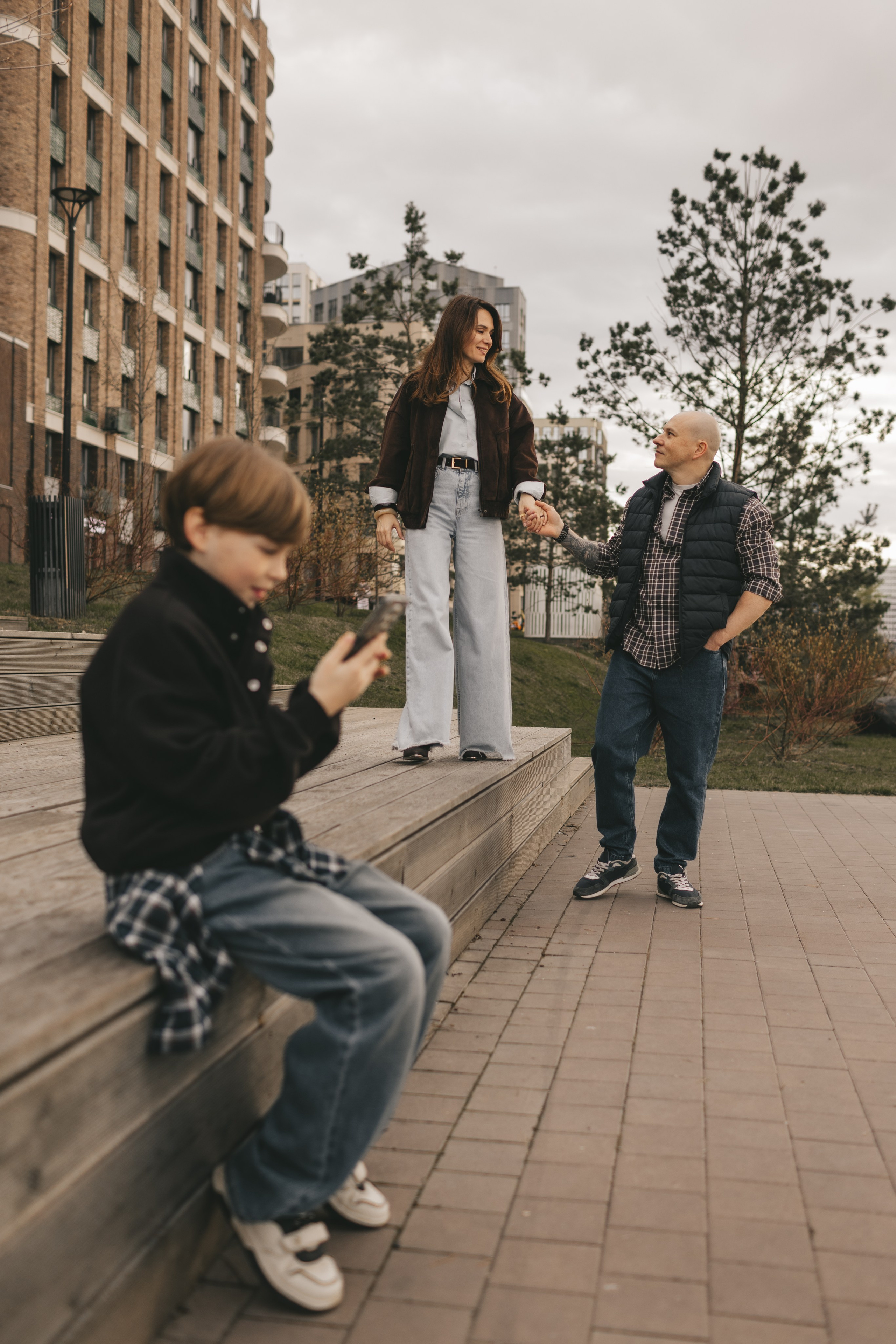 Прогулка на набережной. Семейный и детский фотограф и видеограф в Москве, Дрокина Наталья