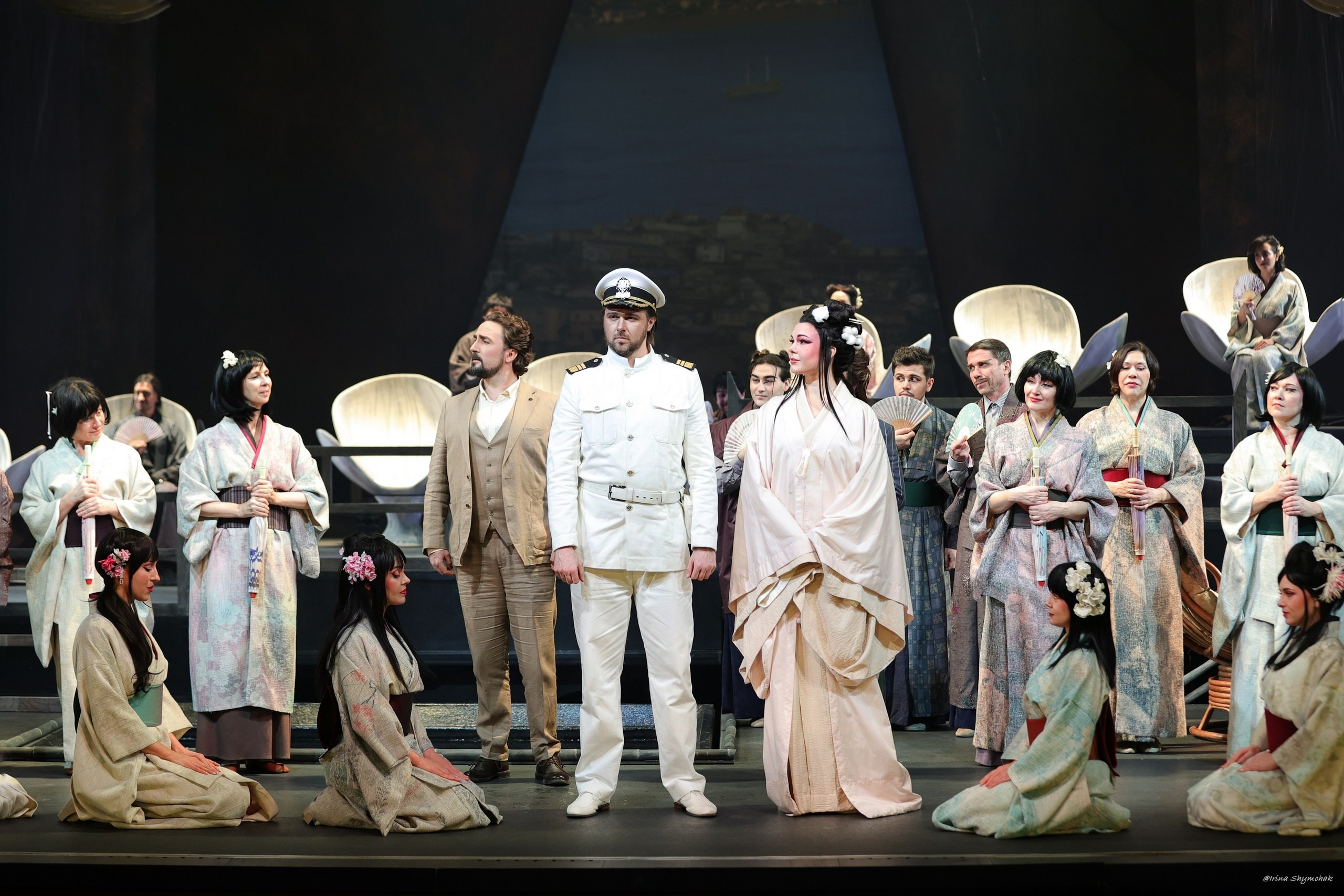 Декорации для оперы «Мадам Баттерфляй» | Геликон Опера. История занавеса. Превращаем идею в технологию