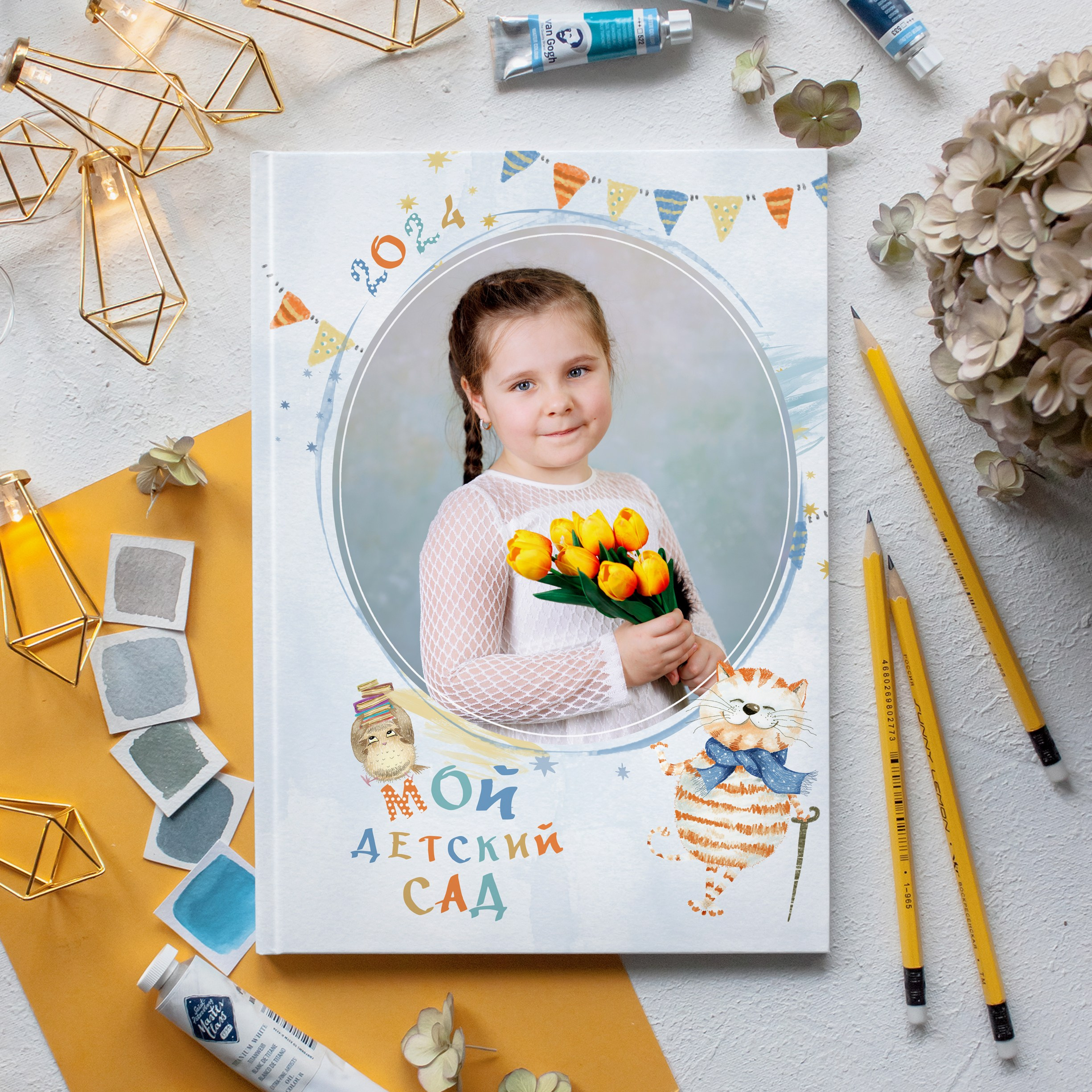 Образцы выпускных фотокниг для детского сада. Детский школьный и семейный фотограф в Краснодаре