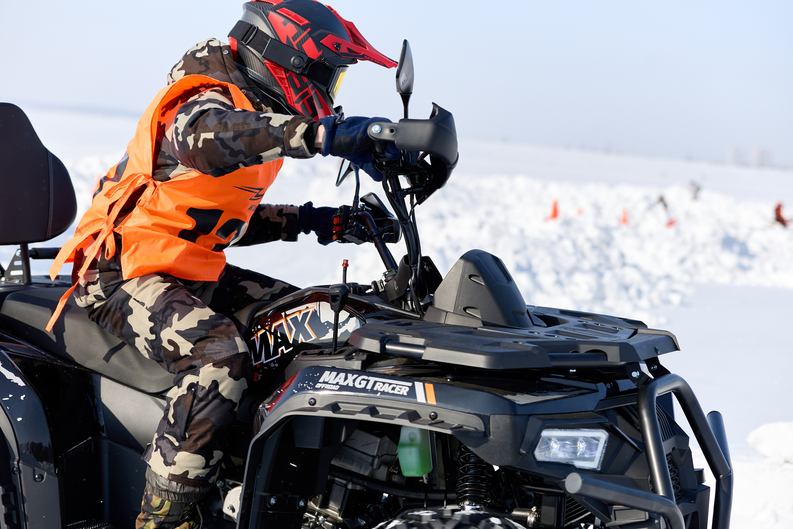 Топим Лёд — 2026. Соревнования на квадроциклах. Фотограф в Новосибирске Алена Скокова