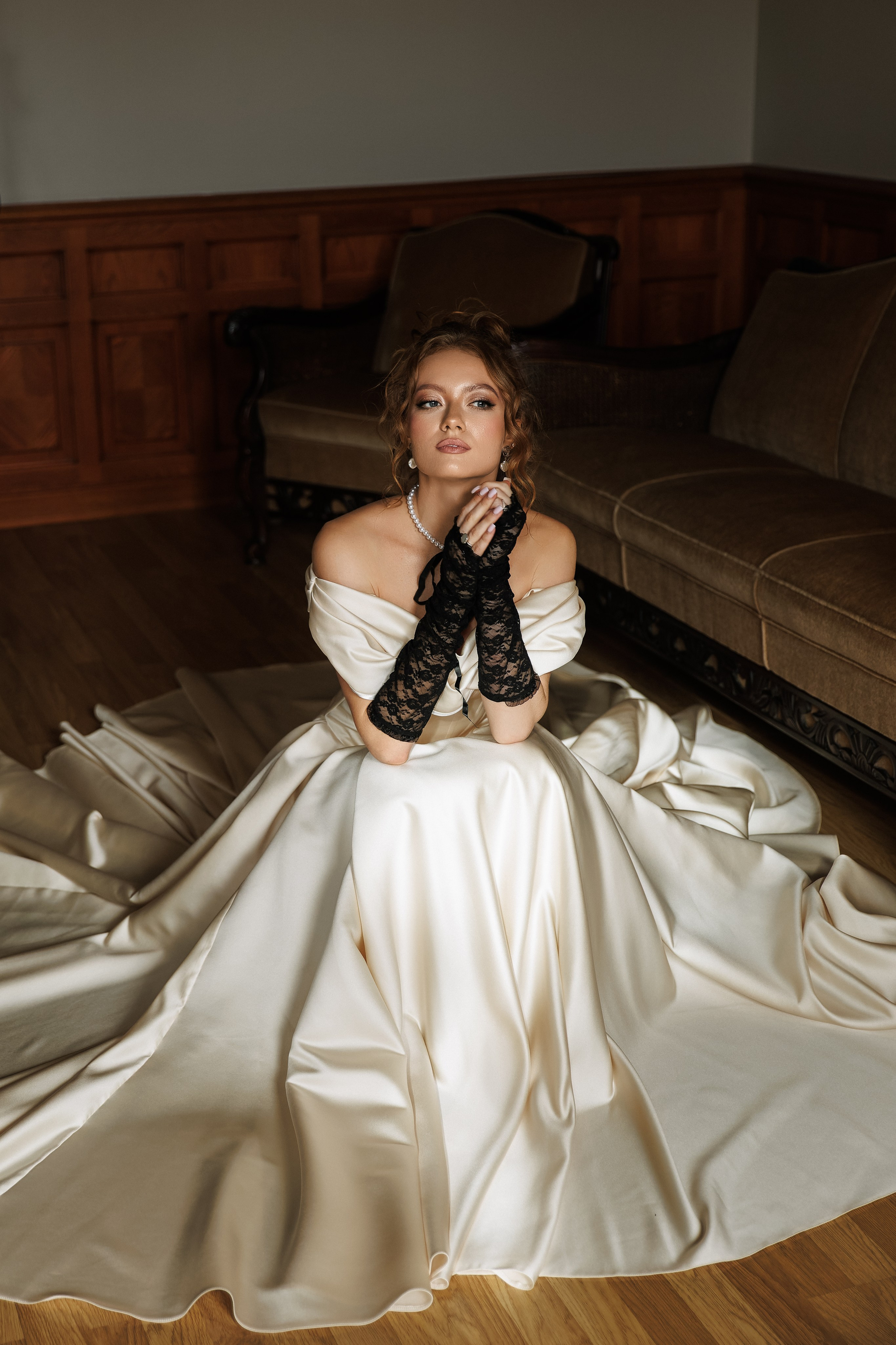 Свадебная фотосессия в студии. Свадебный и портретный фотограф в Санкт-Петербурге Анна Демьянова