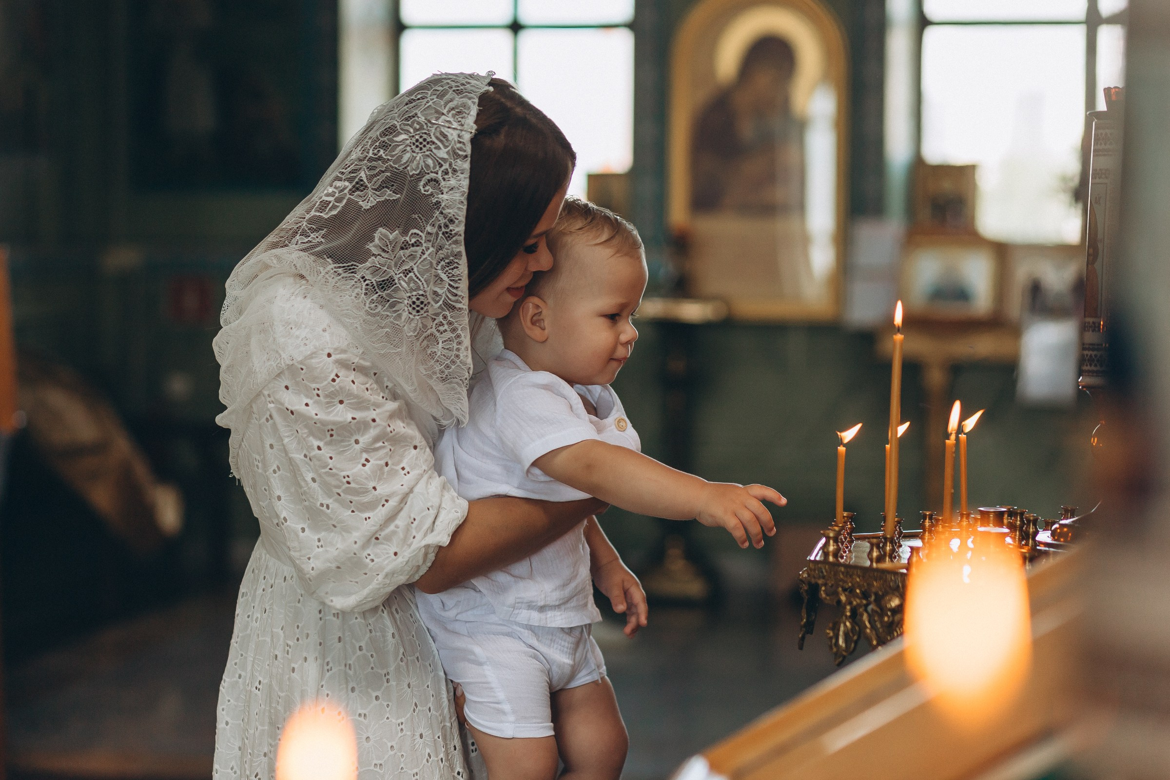 Крещение Максима. Семейный фотограф в Волгодонске Краченцева Анна