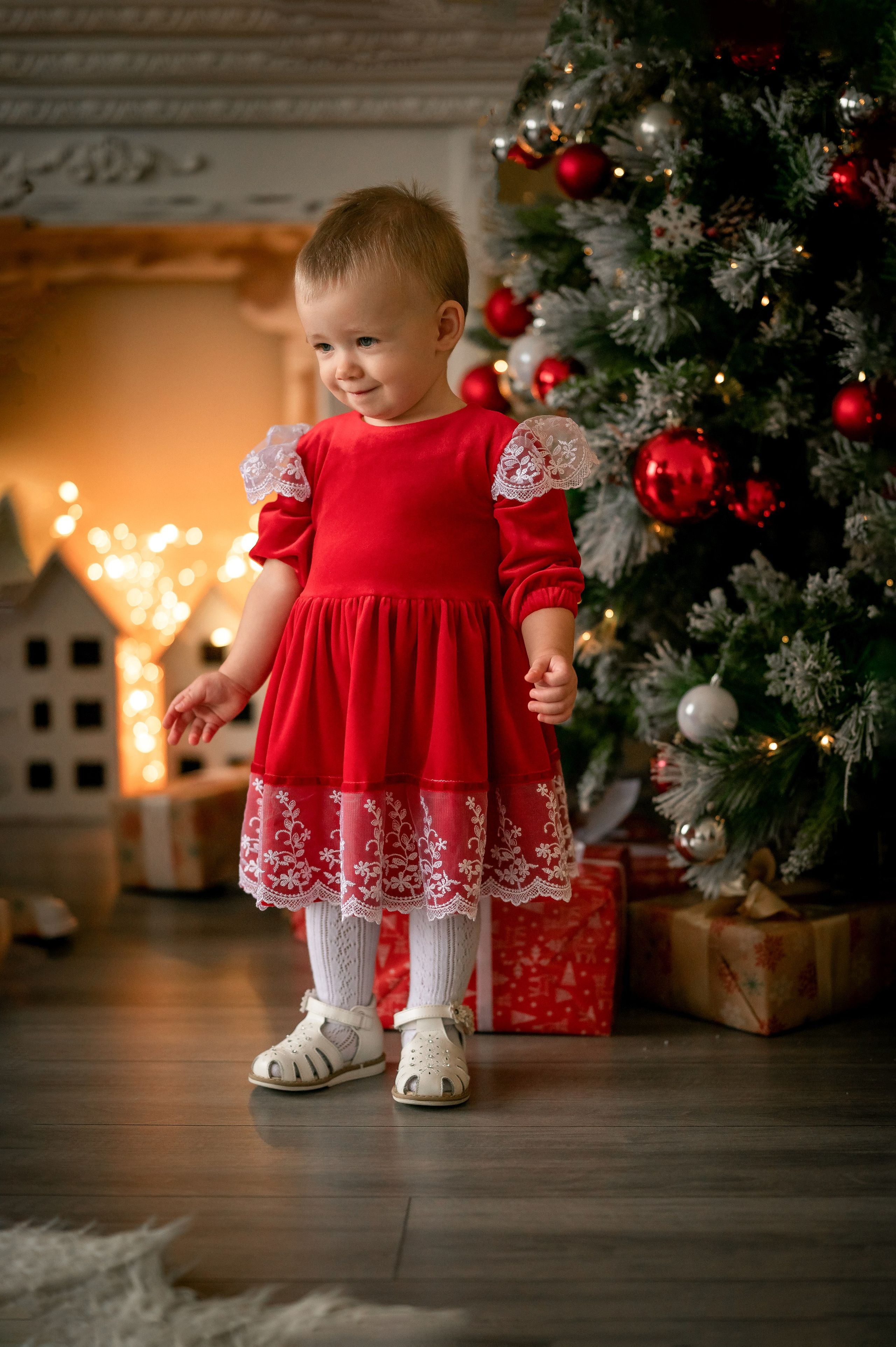 Новый год в студии. Фотограф новорождённых, семейный, школьный в городе Калуге Евгения