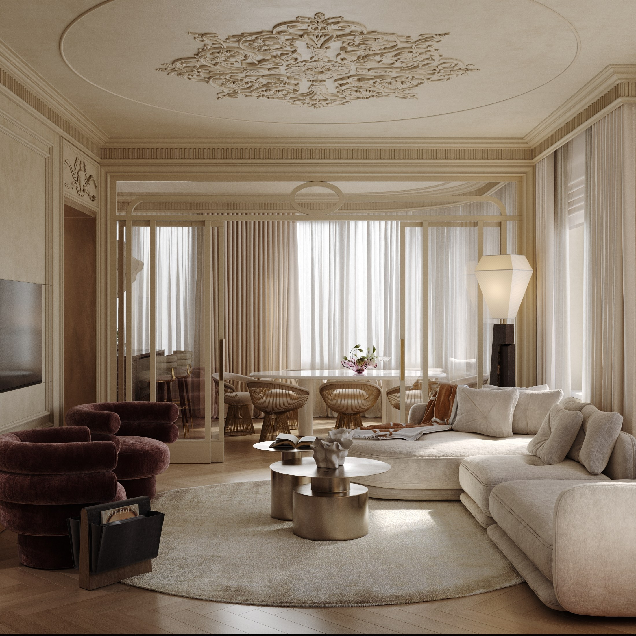 Интерьер. 3d Visualization of the interior and exterior