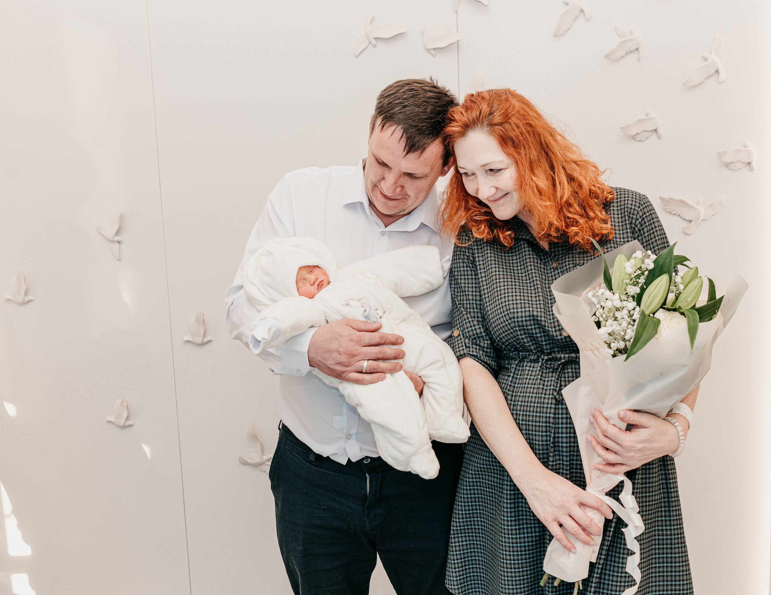 Выписка Алены. 4 роддом. Фотограф на выписку из роддома в Москве и МО