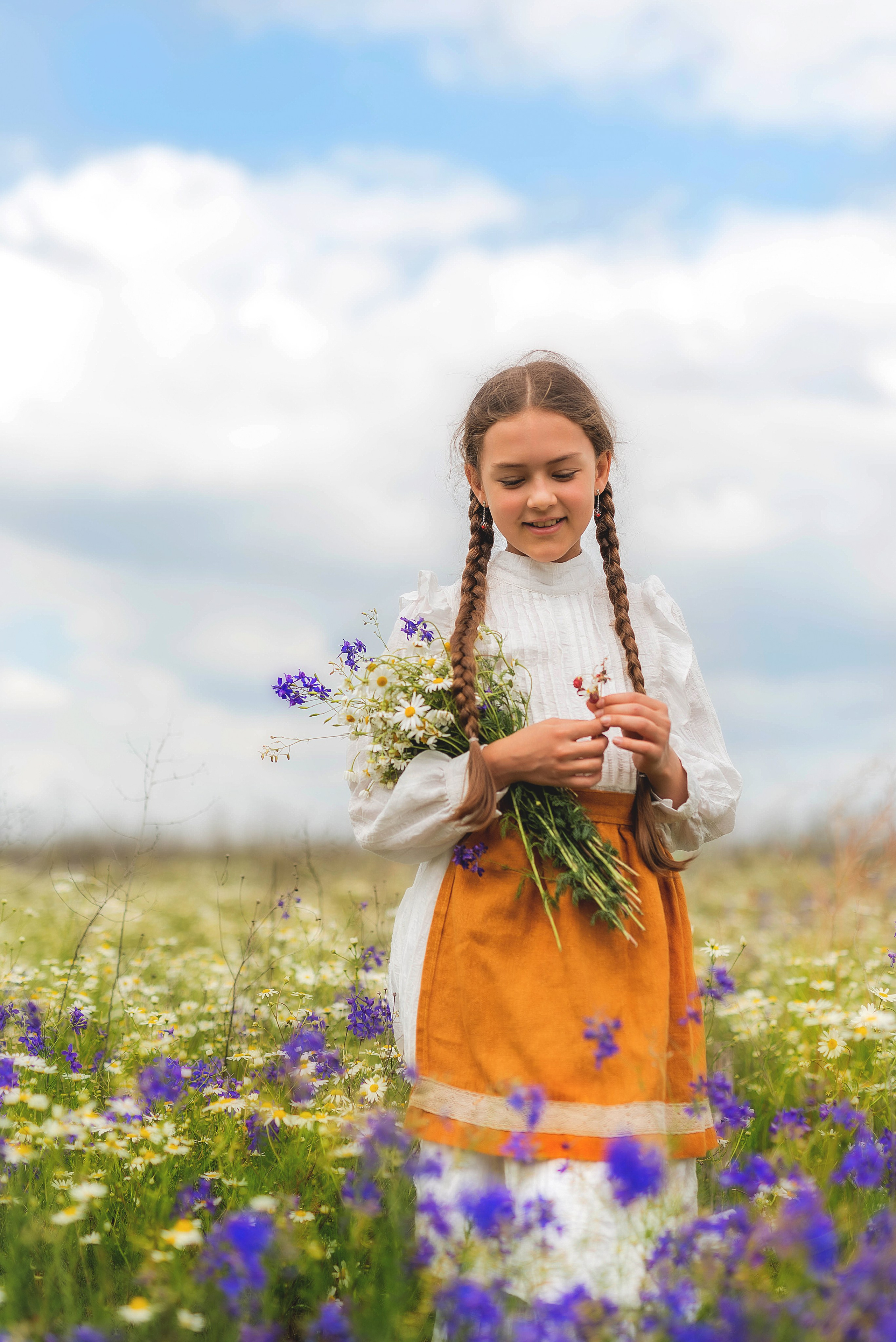 Фотосессия в ромашках. Семейный, детский фотограф в Воронеже Анна Никитина