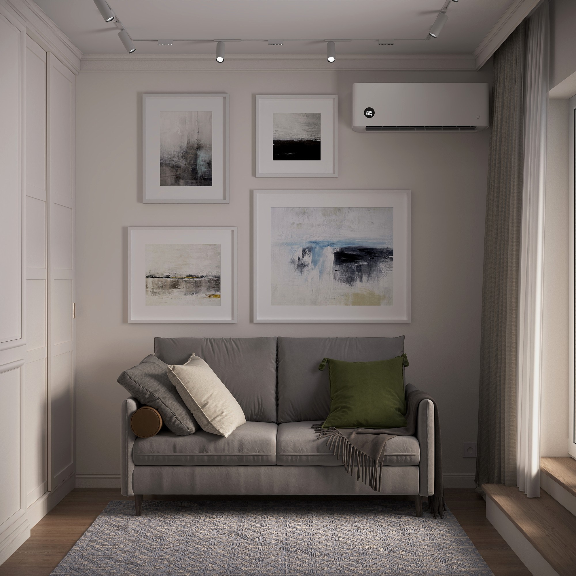 ЖК Меридиан 64,4 м². БК студия дизайна интерьера