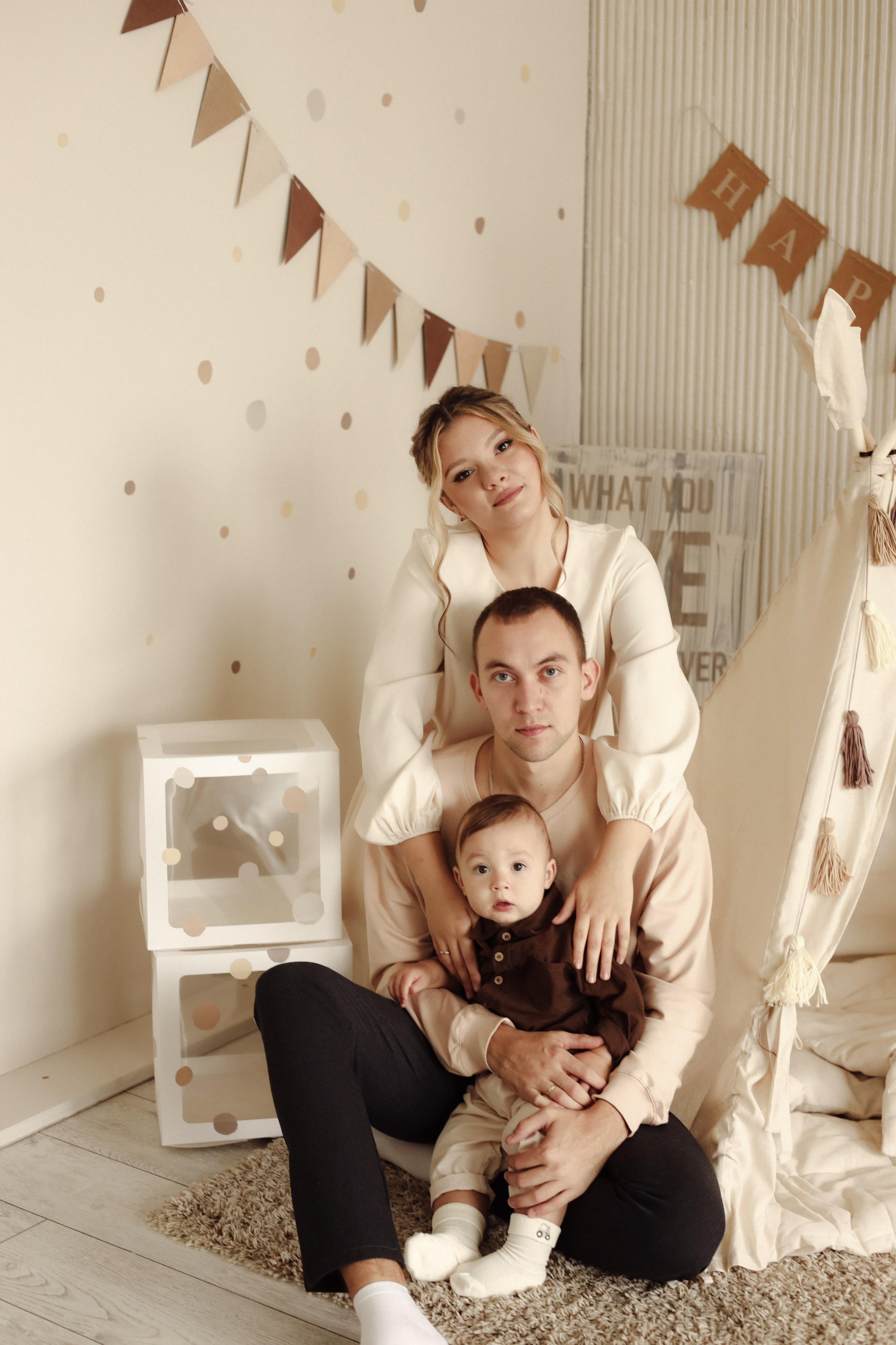 Вадим, Глебушка, Лиза. Фотограф Мария Лаенко