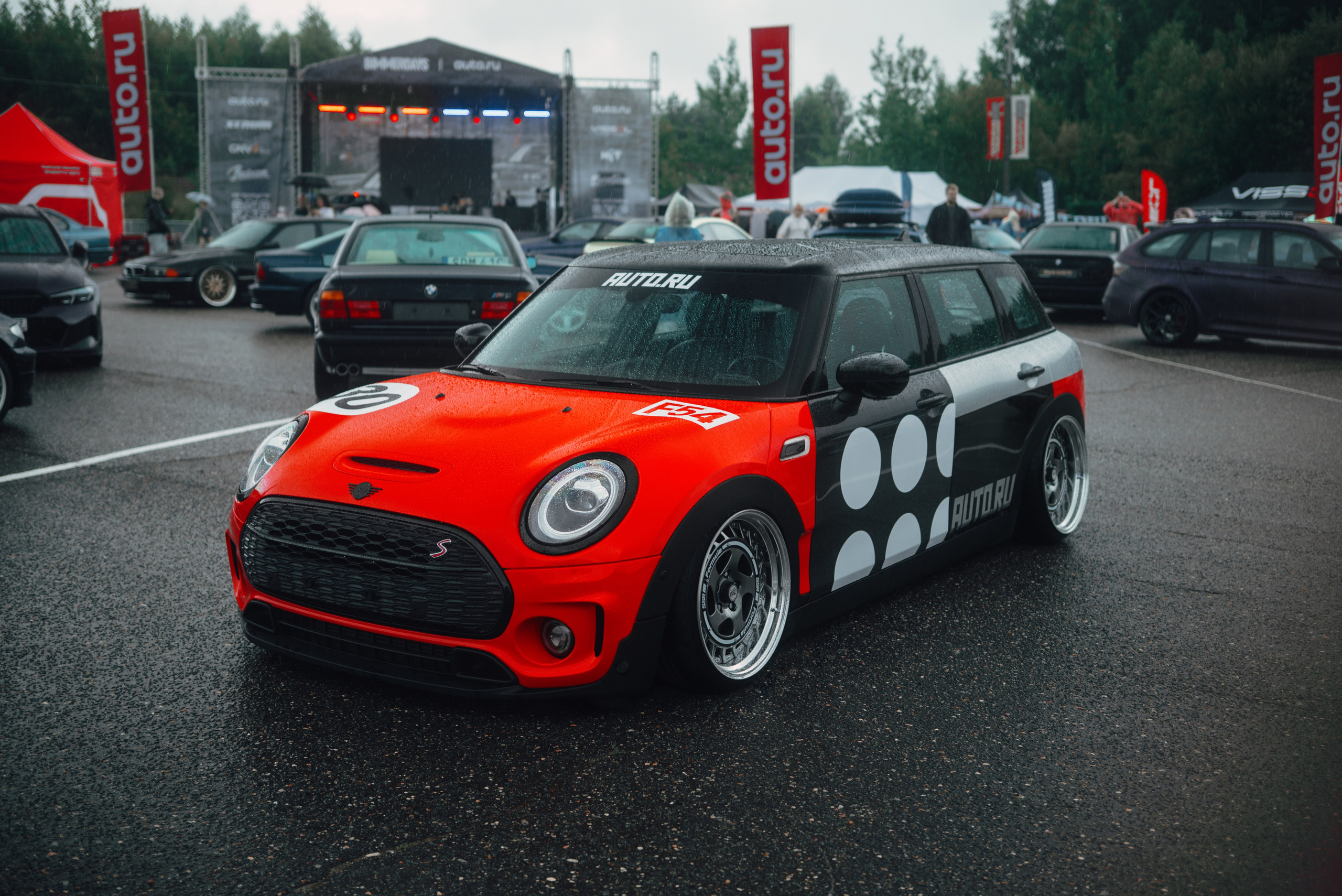 Mini Clubman Auto.ru & Resource Stickers. DeLorein