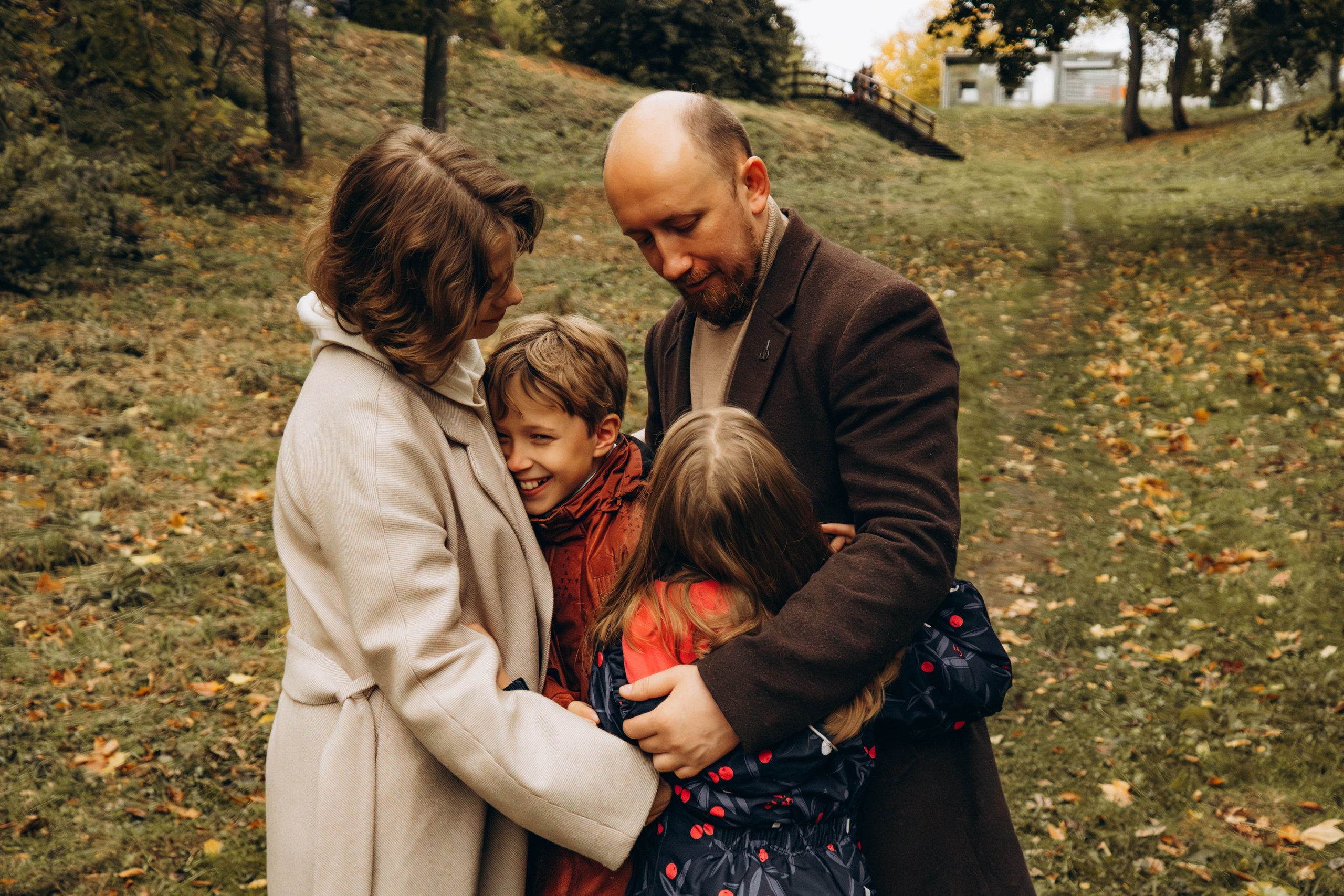 Осенняя семейная съемка в парке Царицыно. Фотограф Москва Валерия Веденина