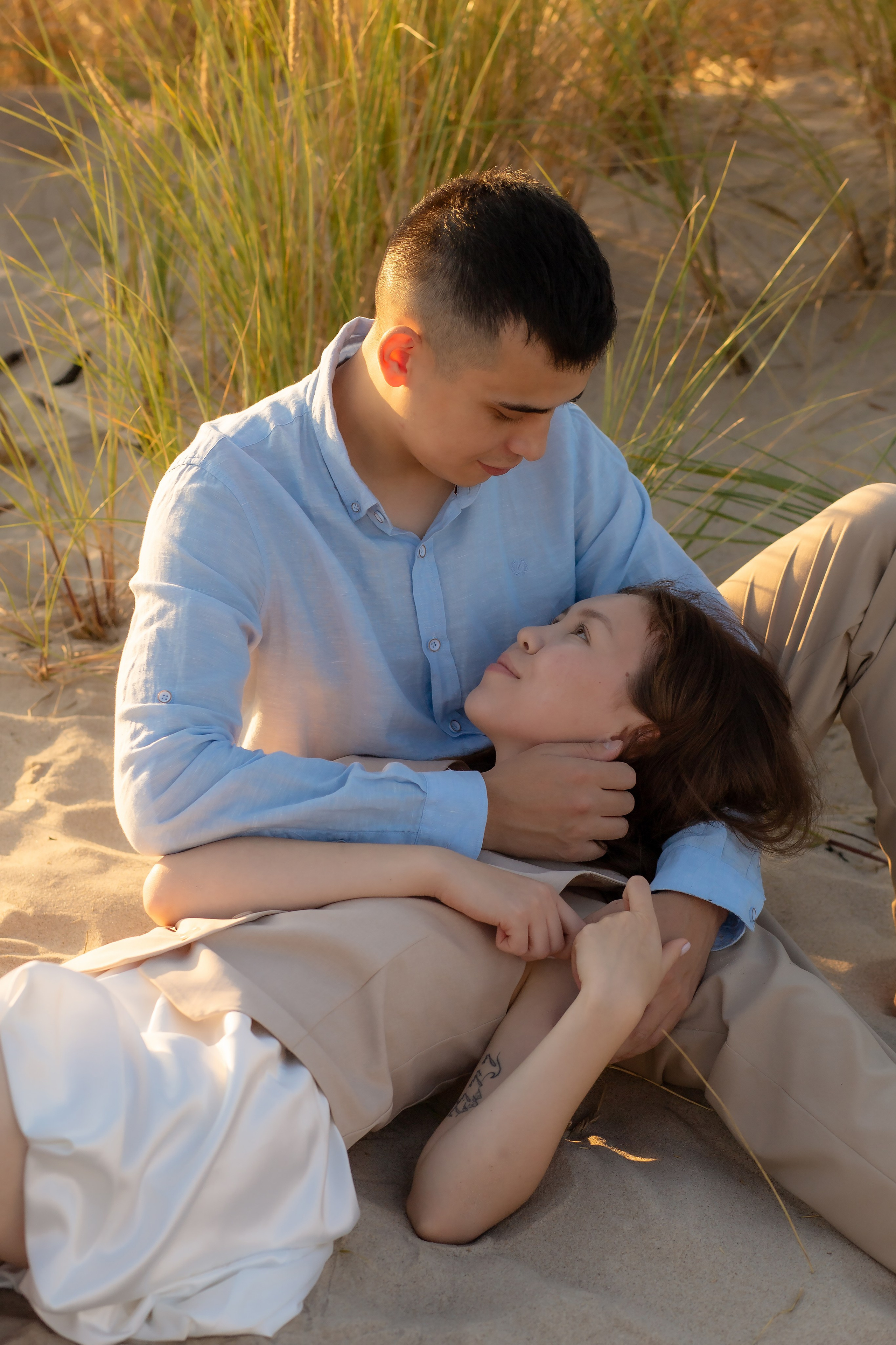 Карина, Эмиль и Марсель. На закате лета. Фотограф в Калининграде Решетникова Алина