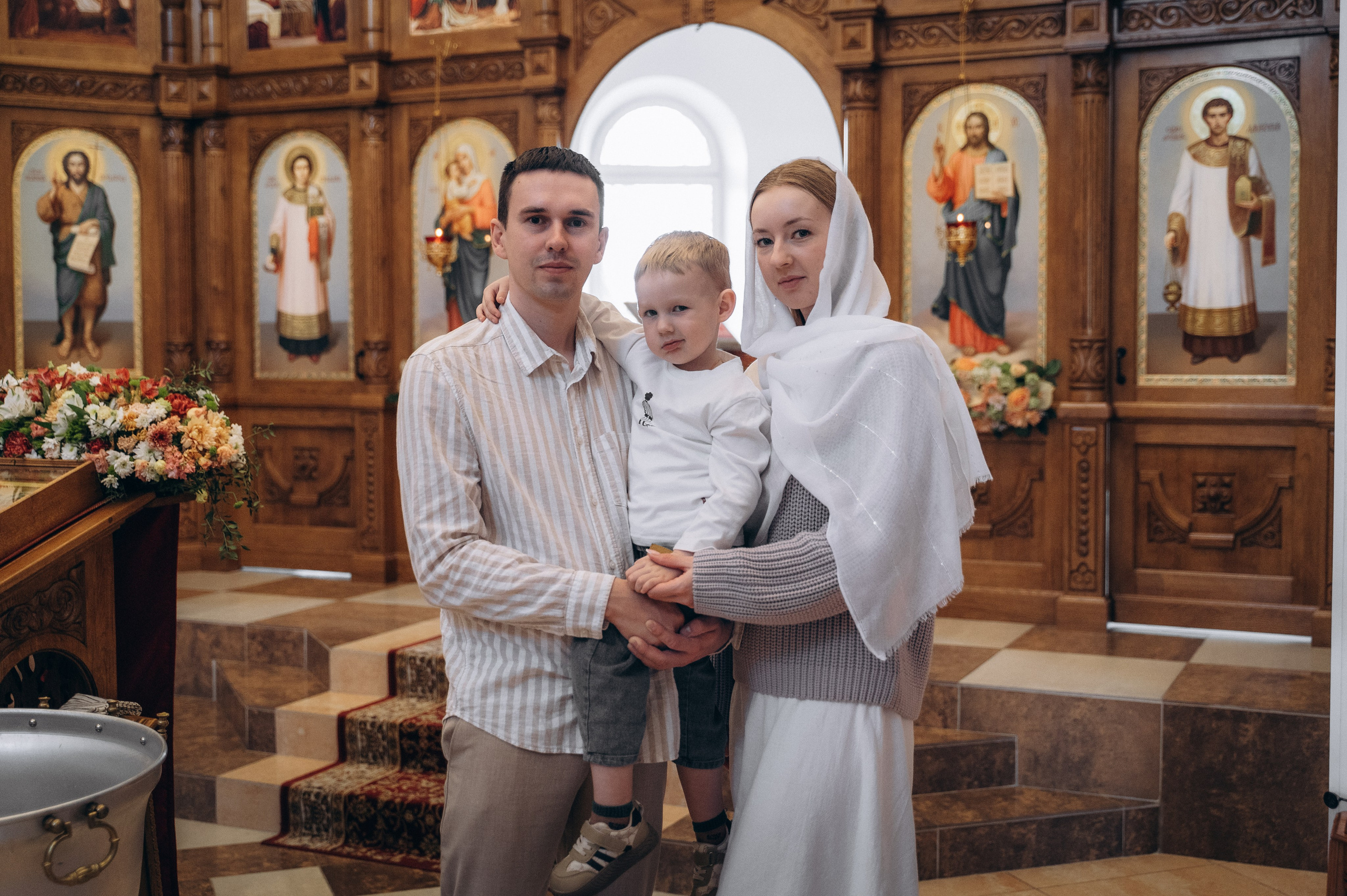 Крещение Мирона (Храм Преображения Господня). Семейный фотограф в Минске Дарья Дреко
