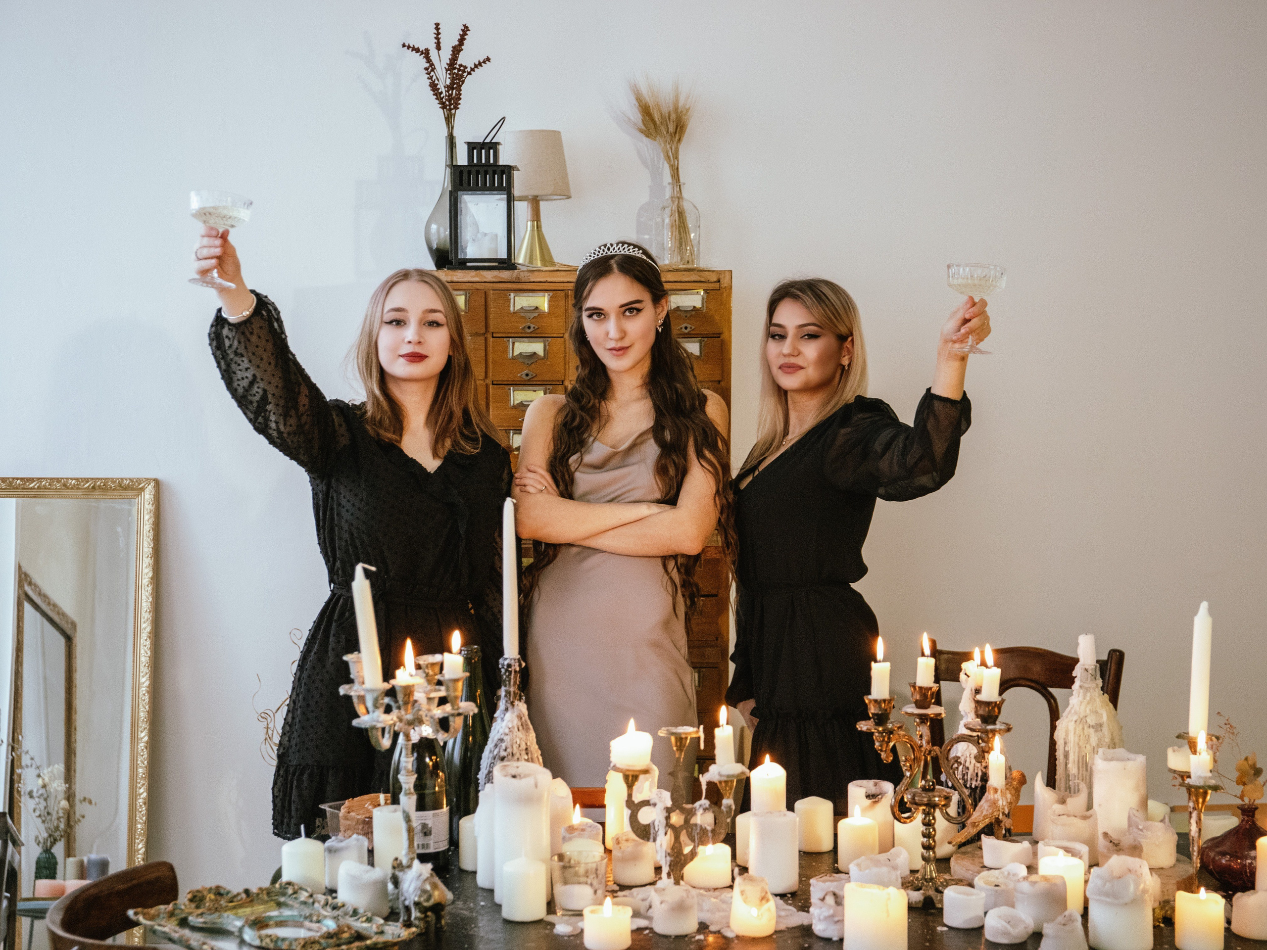 Девичник в фотостудии. Свадебный и семейный фотограф в Москве Мила Широких