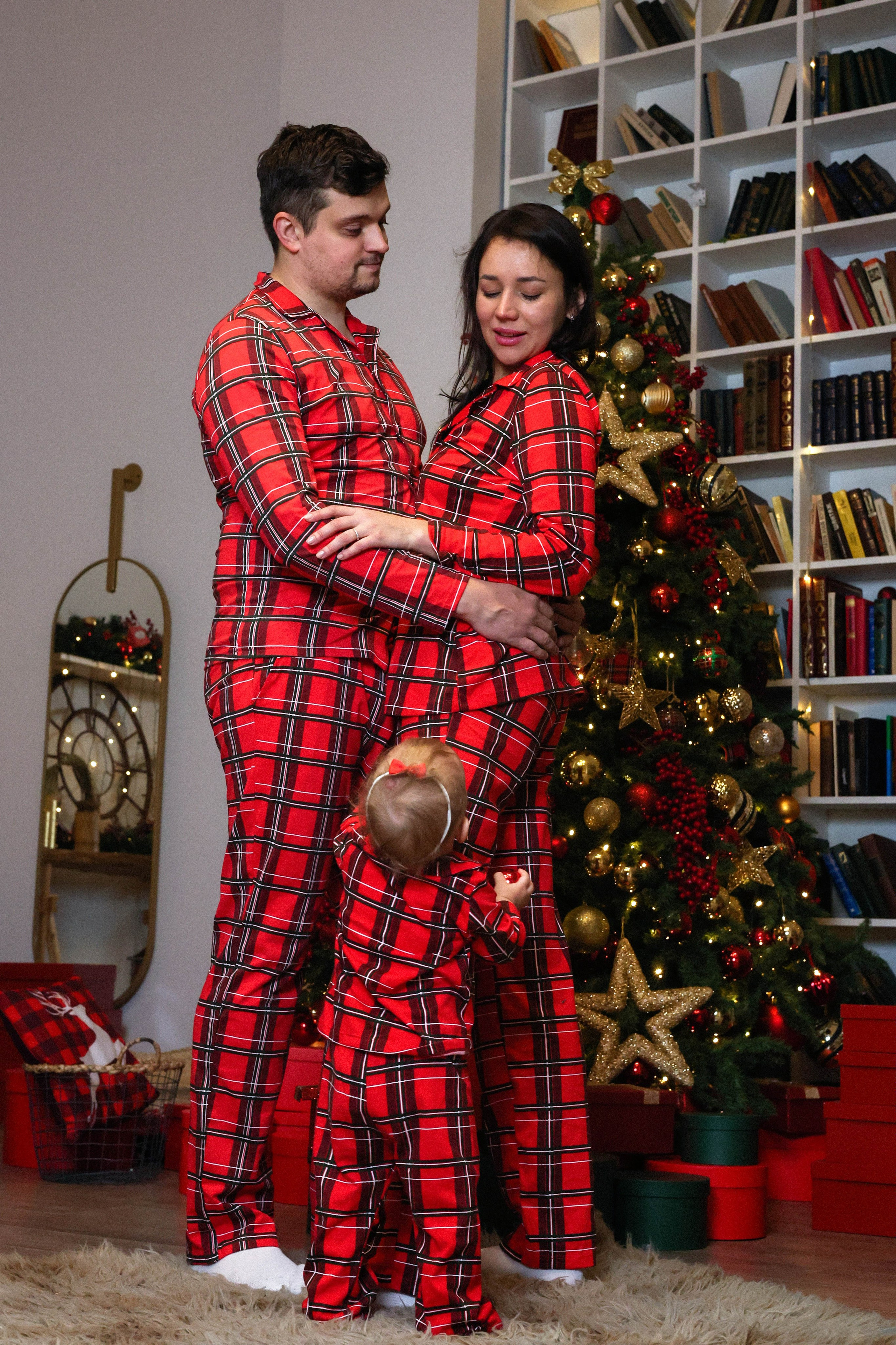 Новогодняя история «Наталья и ее семья». Фотограф в Москве Анастасия Калинина