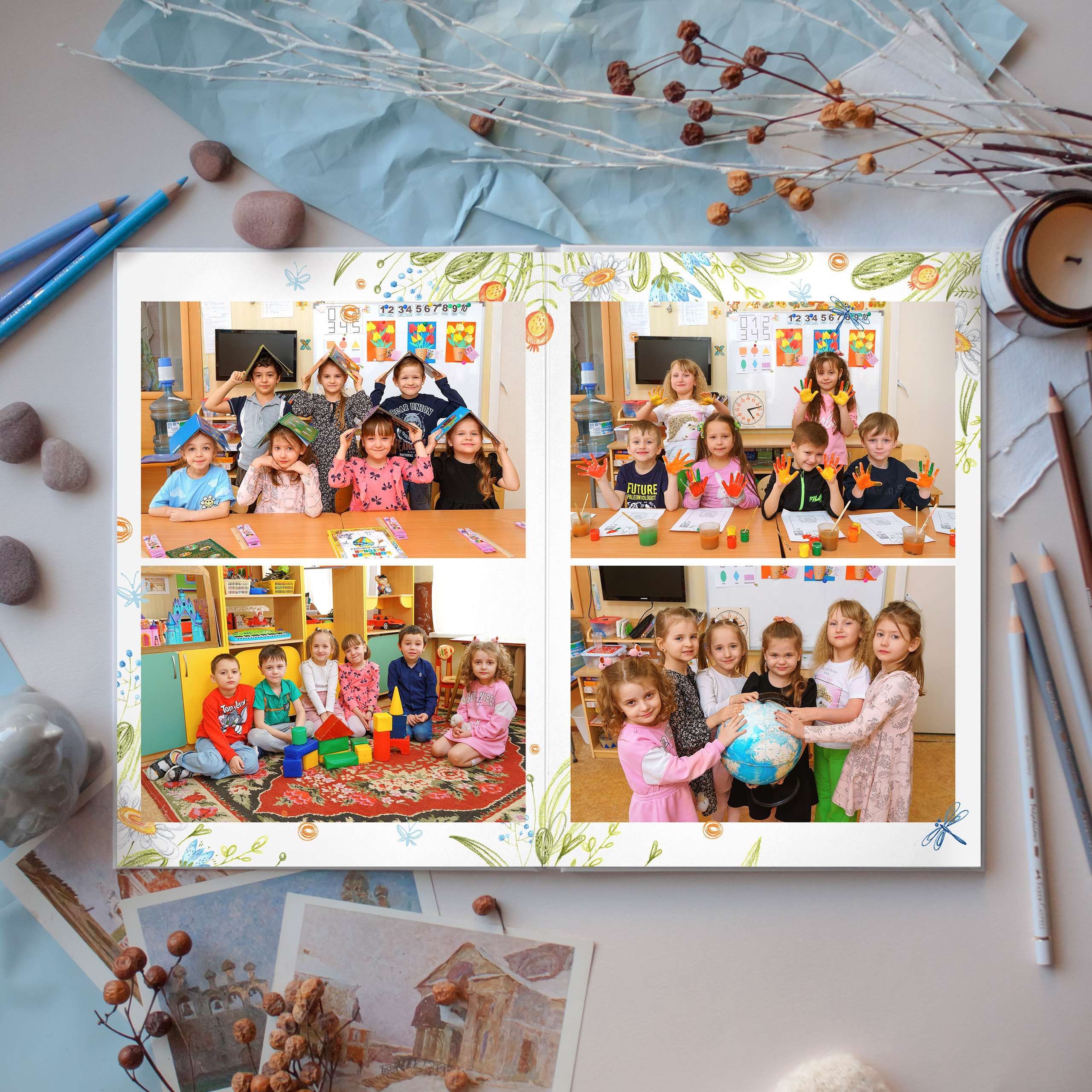 Дизайн «Цветы». Стильные выпускные альбомы и индивидуальные фотосессии в Таганроге