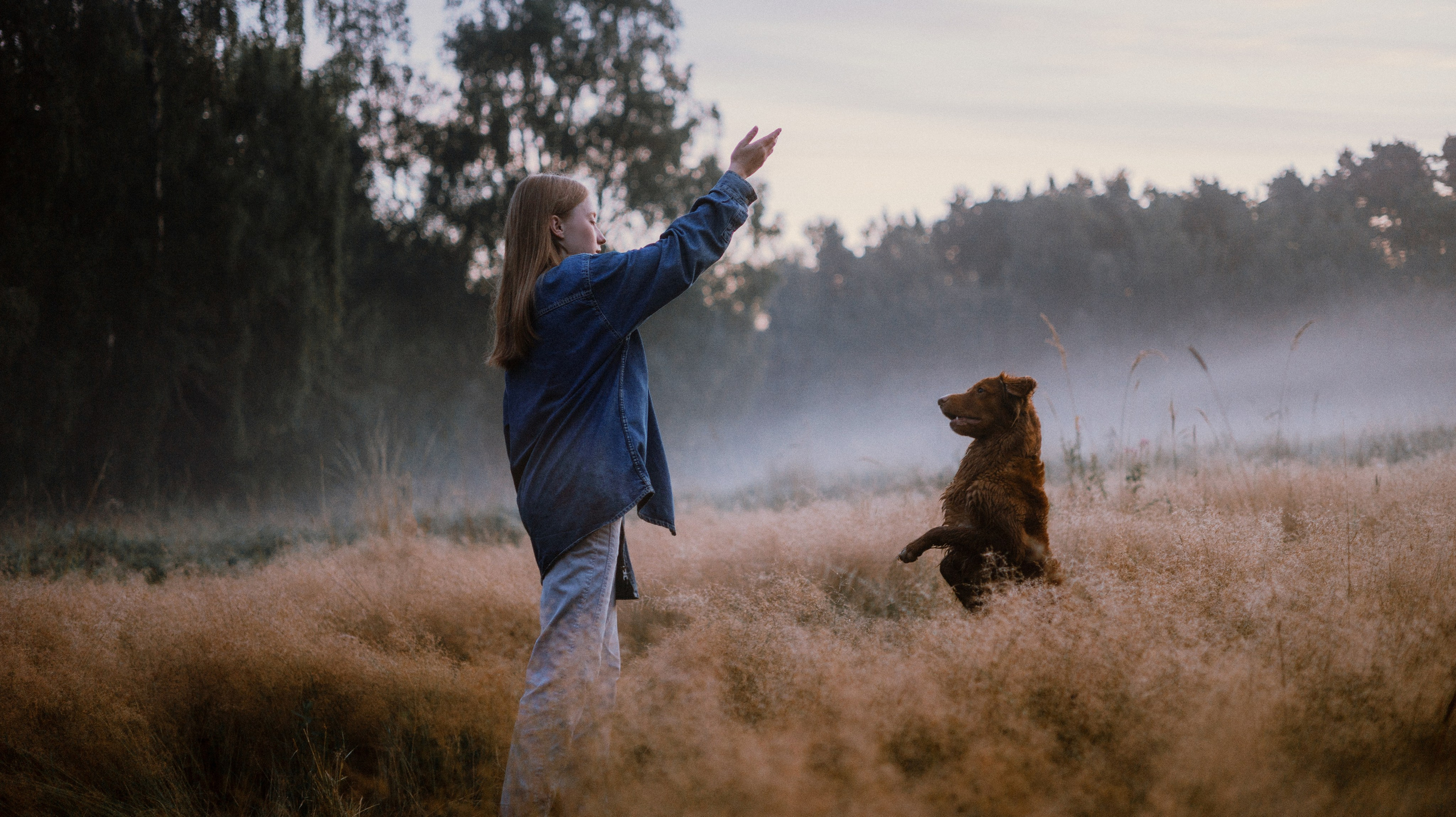 Ксюша и Мэди. Фотограф-анималист Богданова Полина