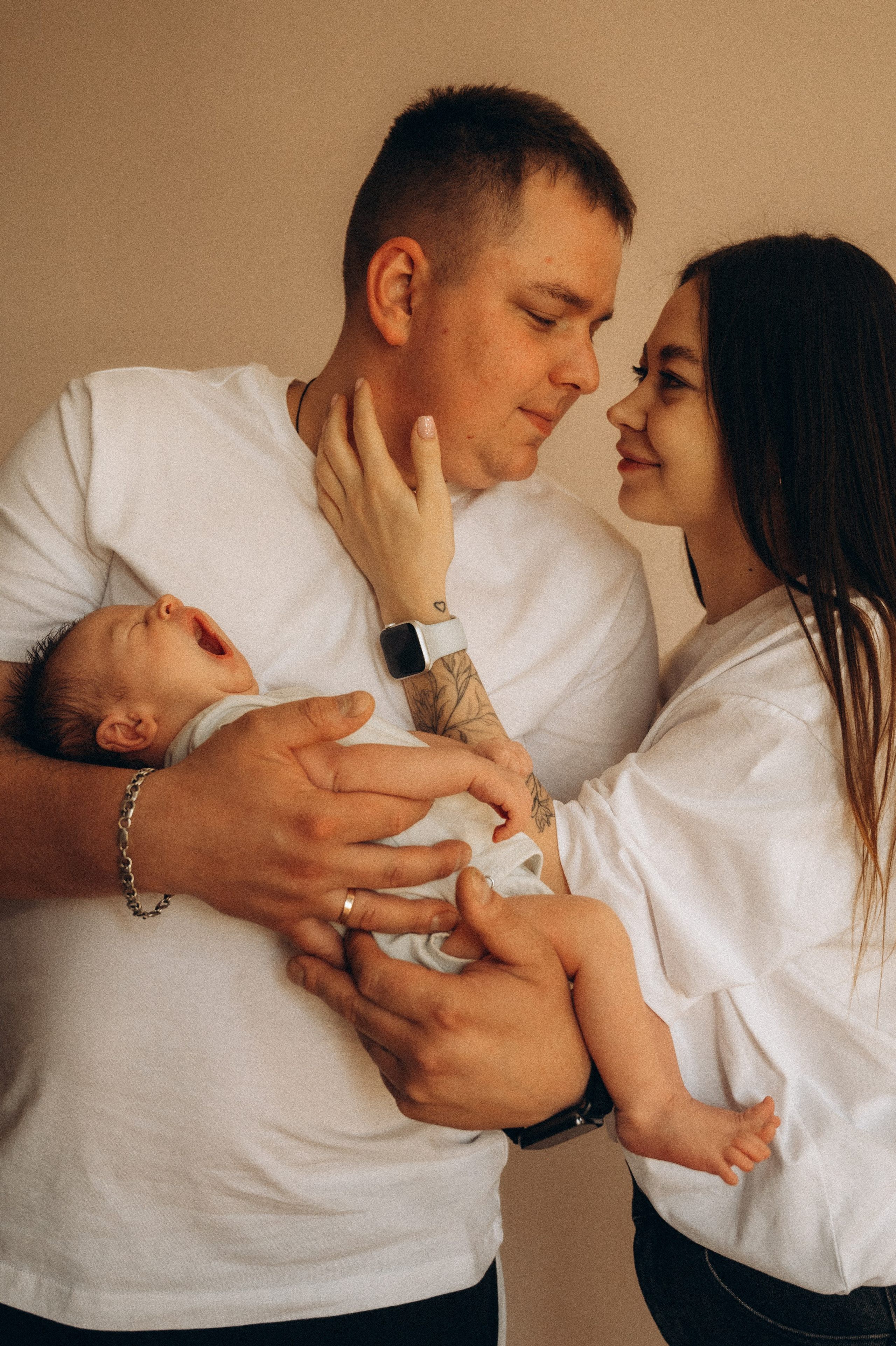 Домашняя с новорожденным. Семейный и детский фотограф во Фрязино, Ивантеевке и Щелково Матвеева
