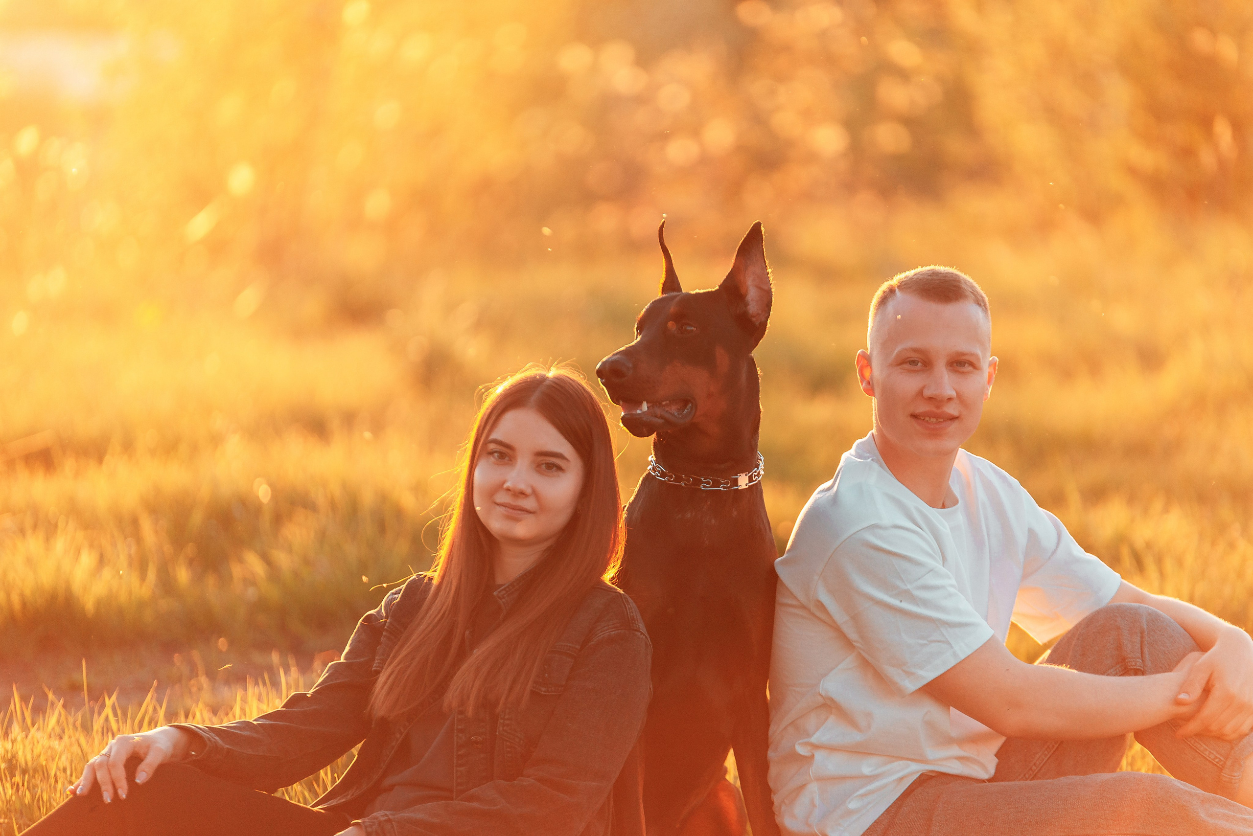 Юля, Андрей и Арес. Фотограф-анималист Анастасия Парфенова|Екатеринбург