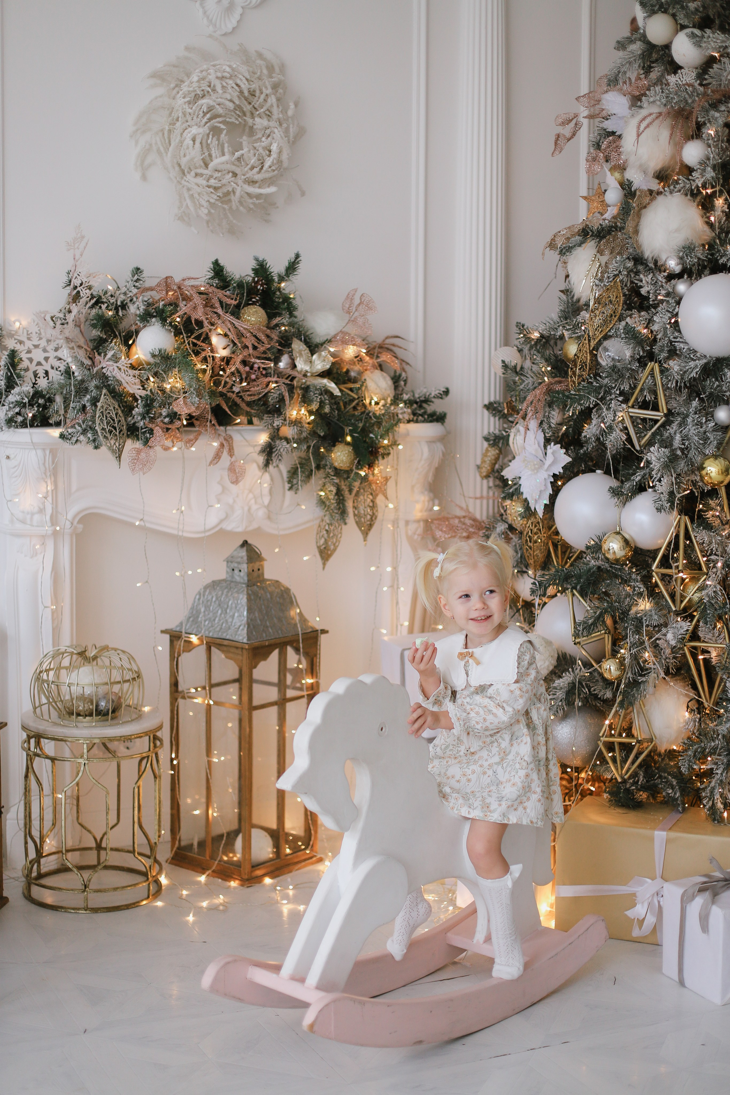 Новогодняя в студии Луна. Свадебный, семейный и детский фотограф в Люберцах Зайцева Анастасия