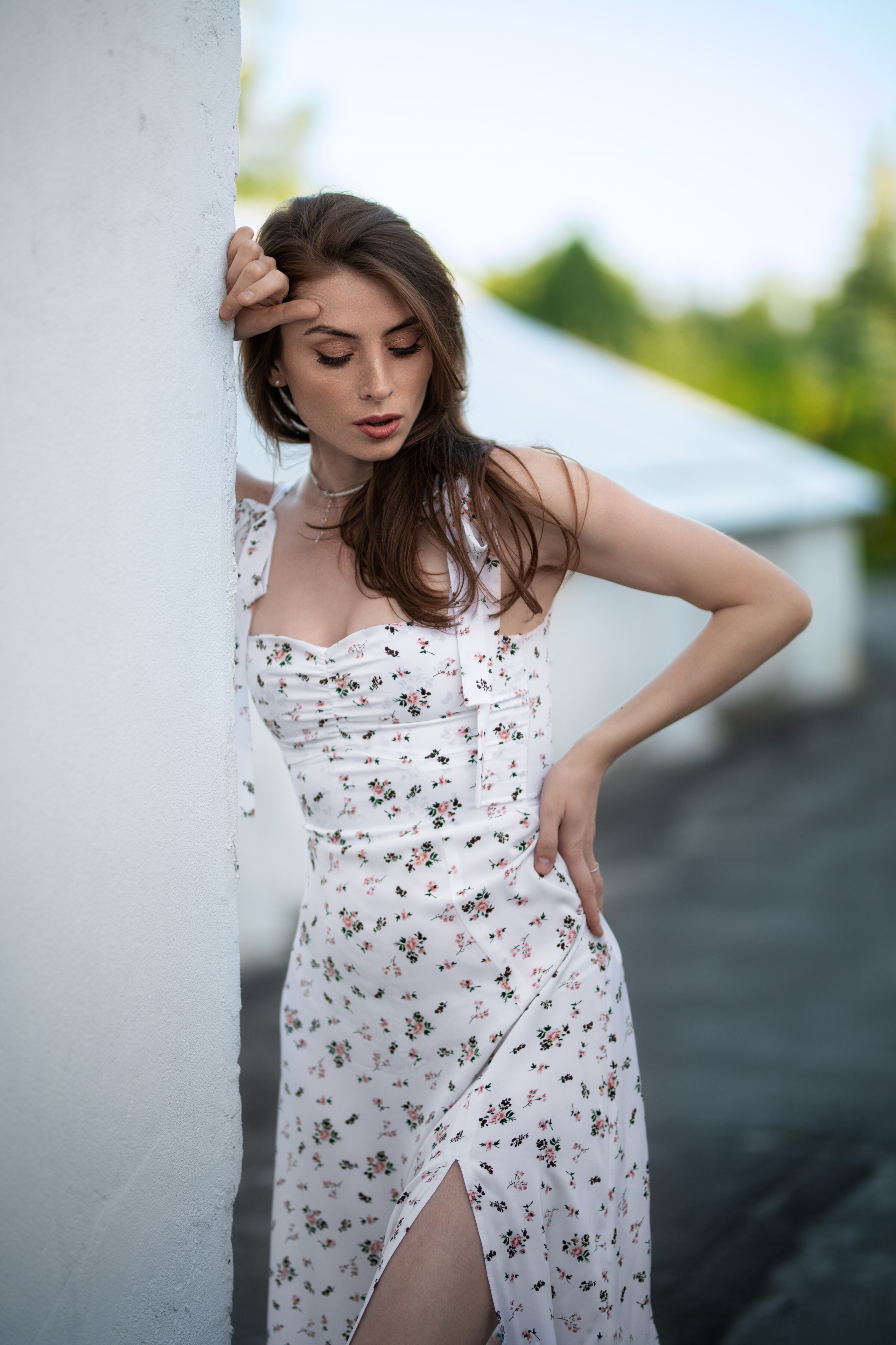 Фотосессия с Надеждой с люпинами в формате «для себя». Дмитрий Шульгин, портретный фотограф в Воронеже