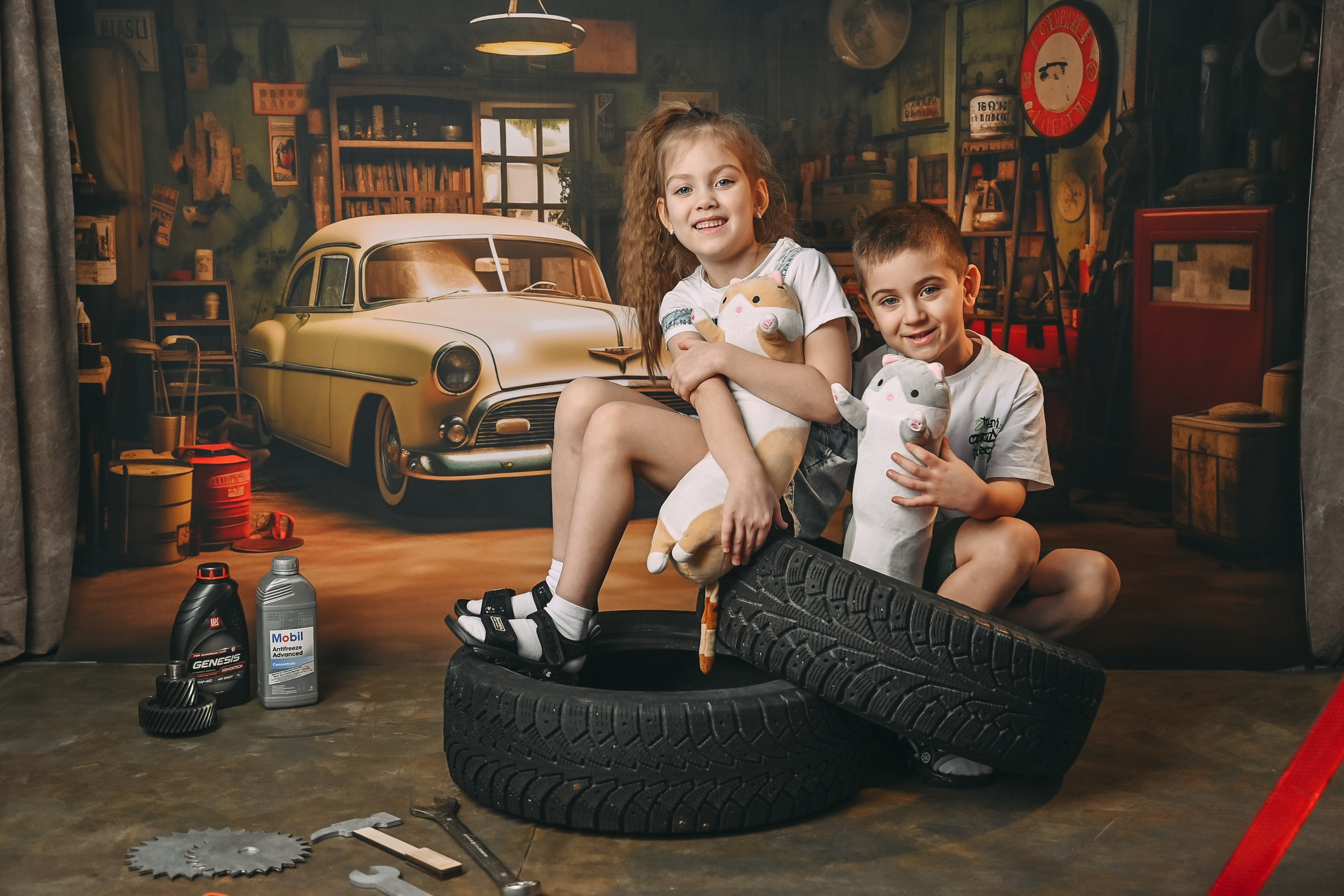 Гараж. Детский и семейный фотограф