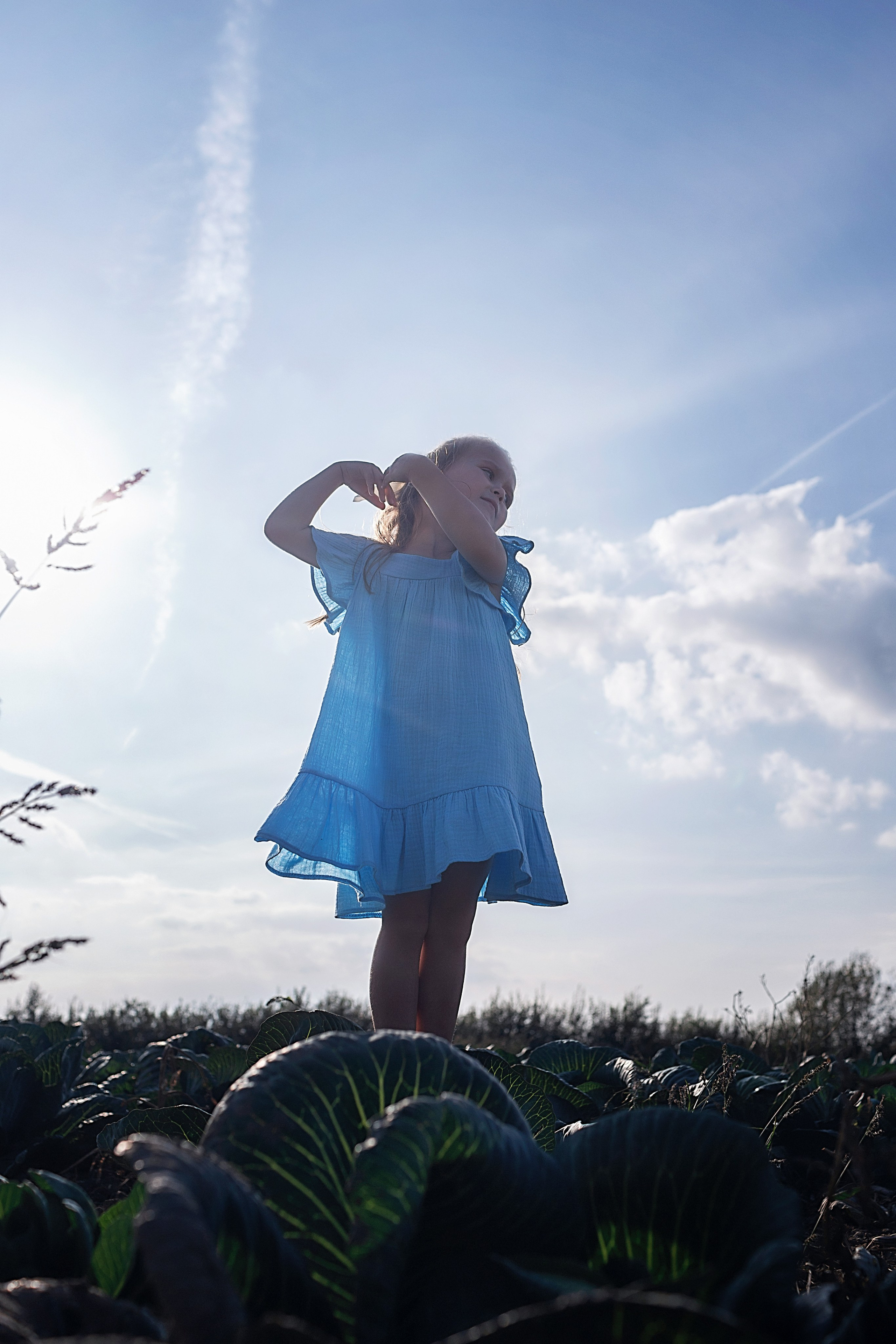 Капустное поле_Ленинградская область. Семейный фотограф в Санкт-Петербурге