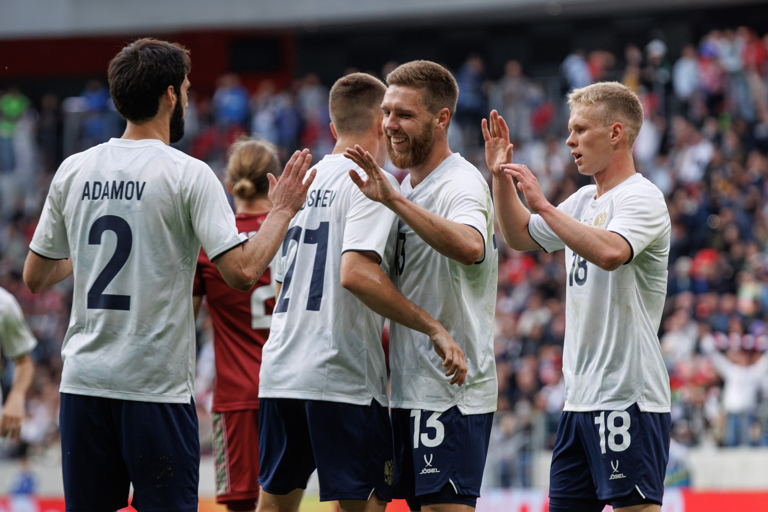Товарищеский матч Россия — Беларусь. Спортивный фотограф Вадим Добедченков