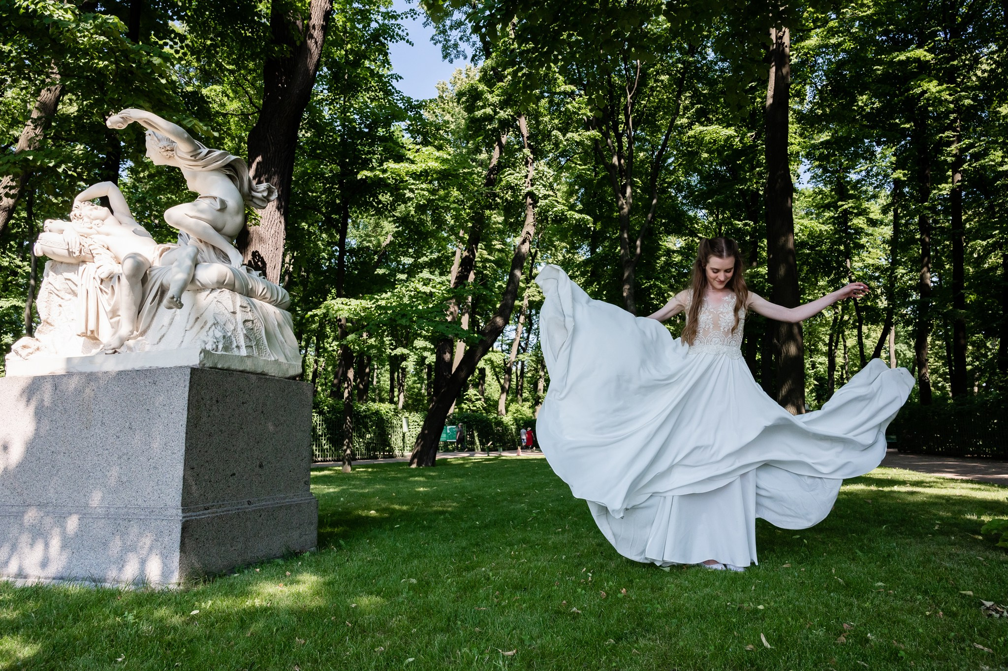 Зеркальный дворик. Свадебный и семейный фотограф из Санкт-Петербурга Климов Анатолий