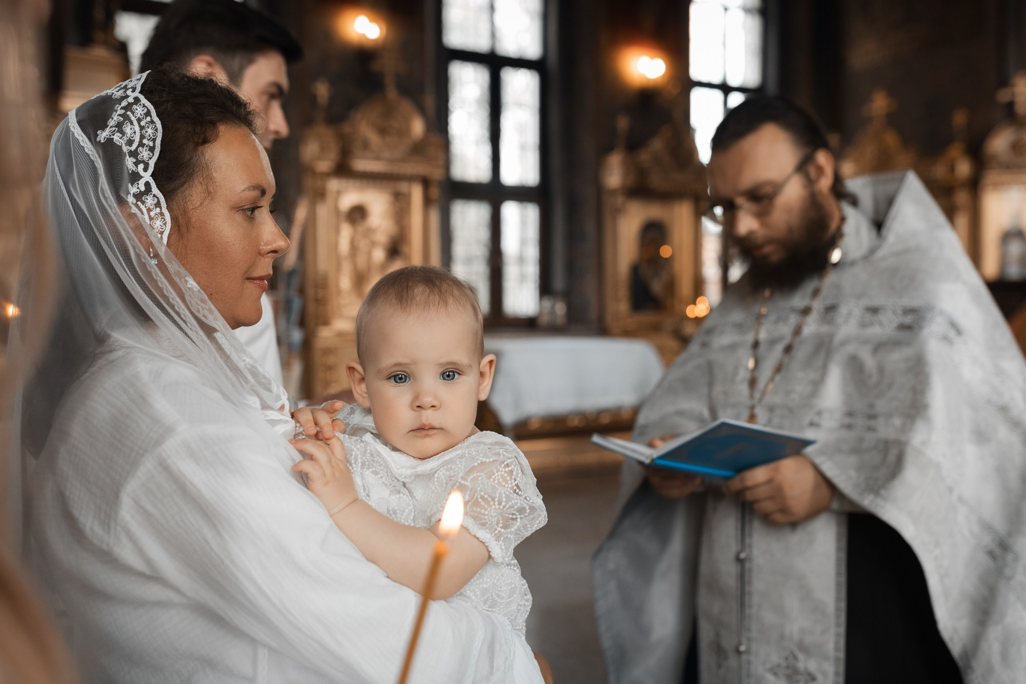Крещение в храме Николая в Ангелово. Фотограф на Крещение, Венчание в Москве Ирина Шамина