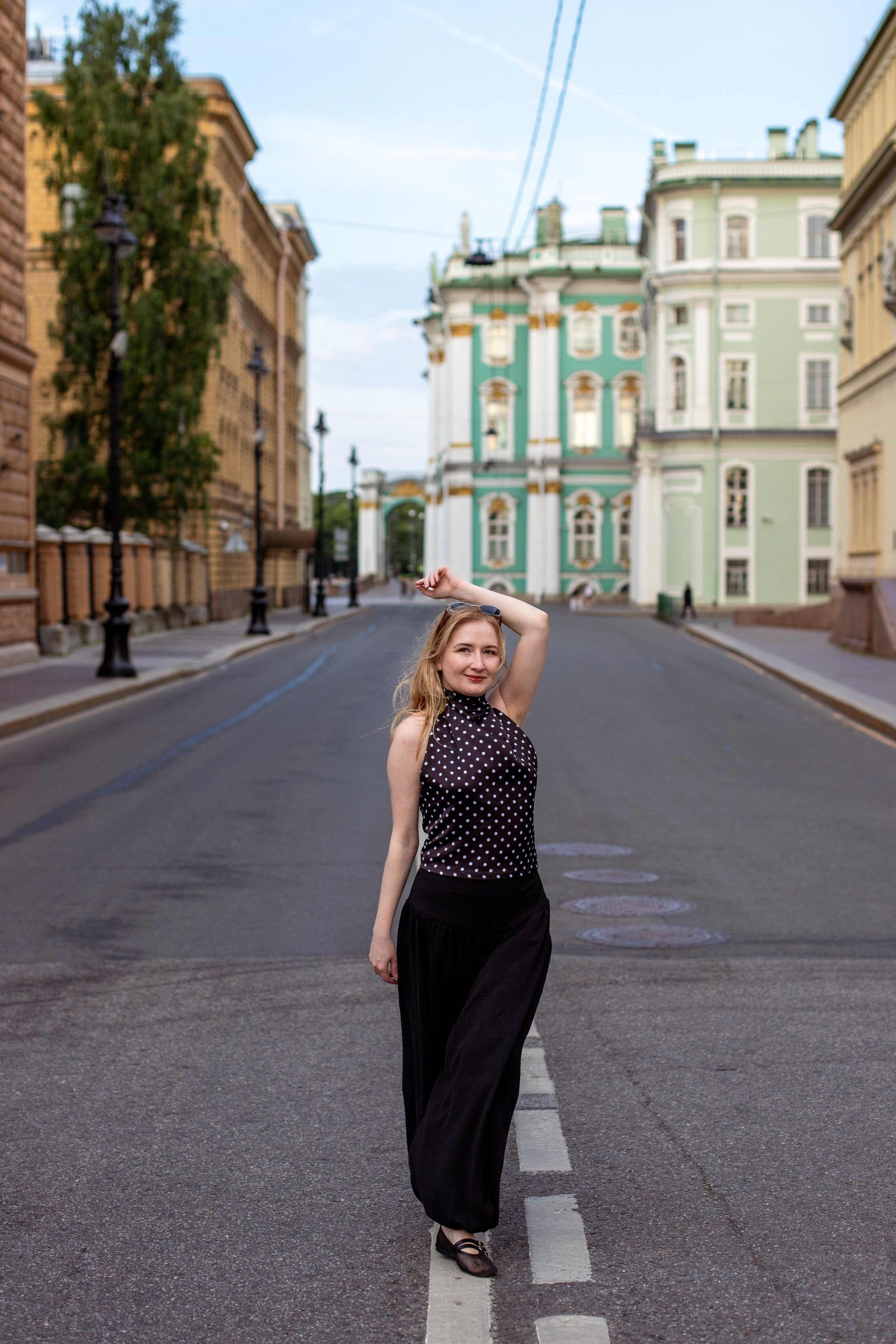 Фотосессия на рассвете в центре Санкт-Петербурга. Портретный фотограф в Санкт-Петербурге Надежда Капранова