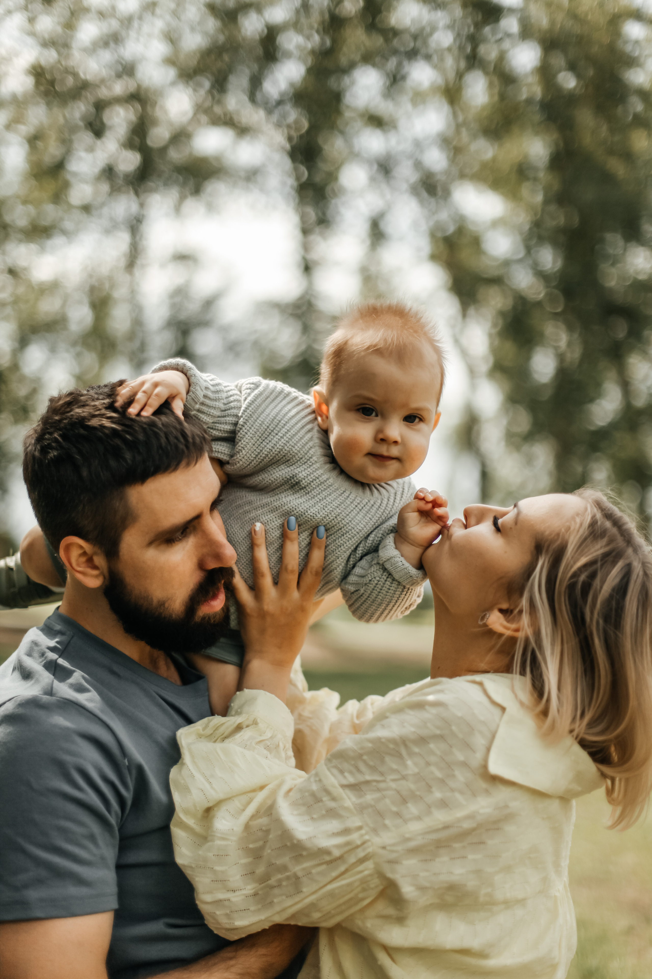 Катя, Даня и Федя (1 год). Семейный и детский фотограф Красноярск Иркутск Денк Анна