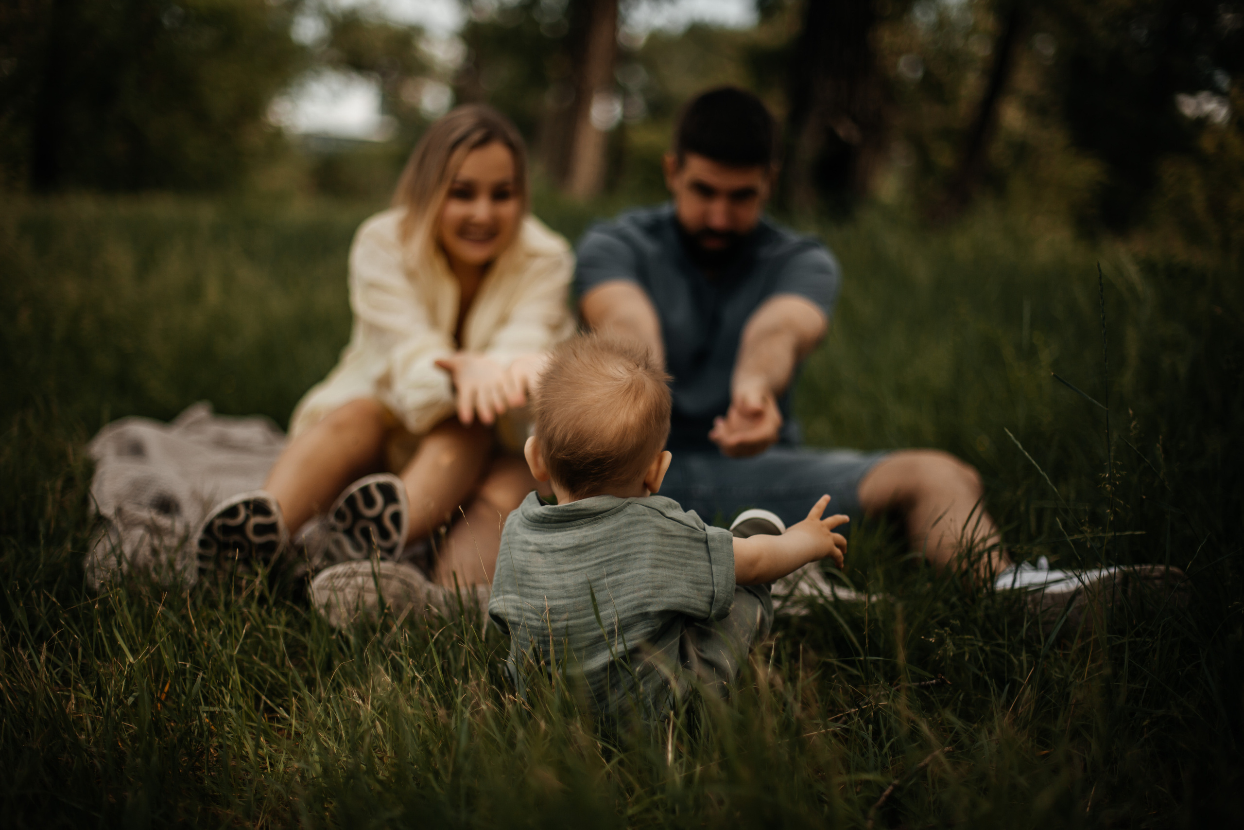 Катя, Даня и Федя (1 год). Семейный и детский фотограф Красноярск Иркутск Денк Анна
