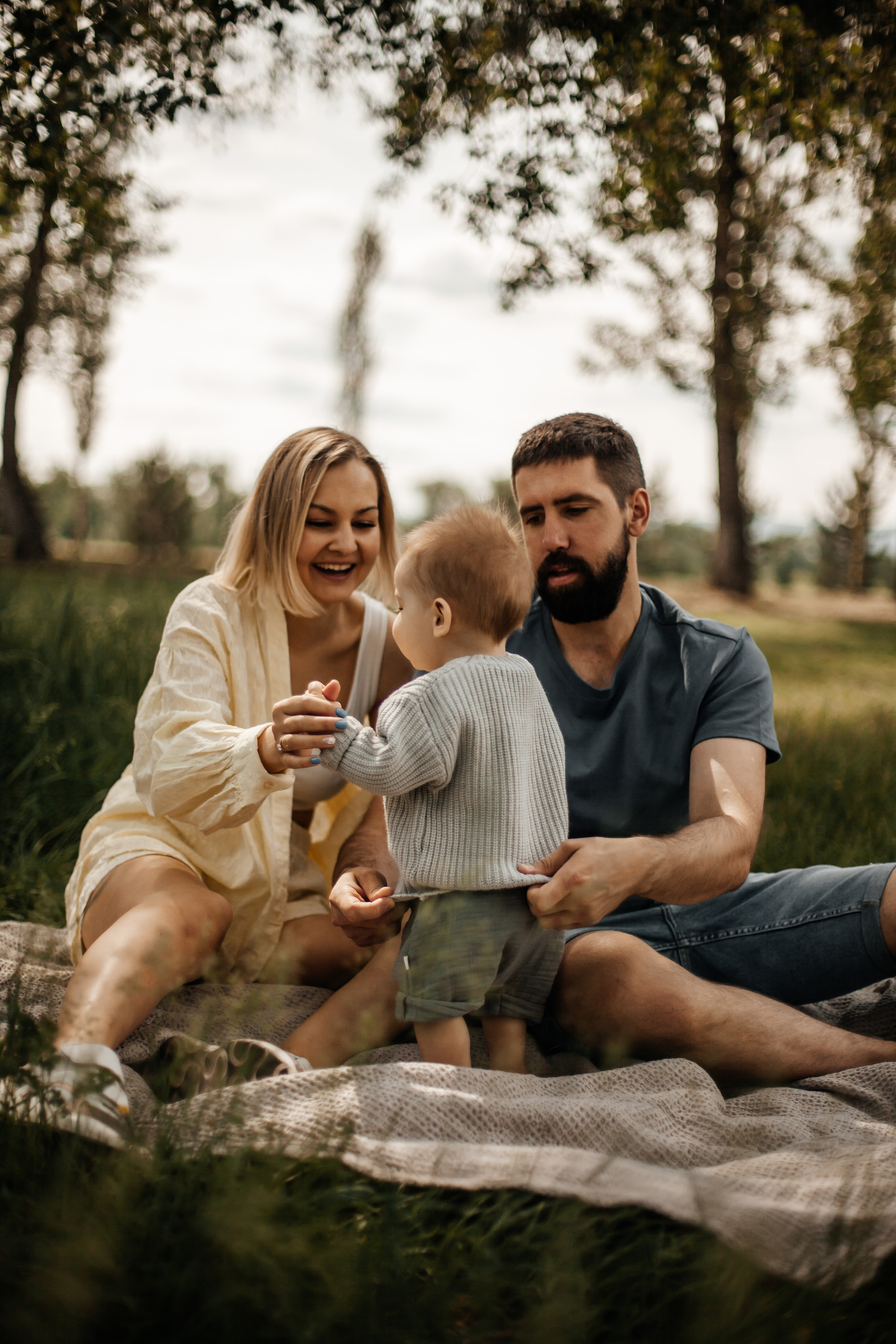 Катя, Даня и Федя (1 год). Семейный и детский фотограф Красноярск Иркутск Денк Анна