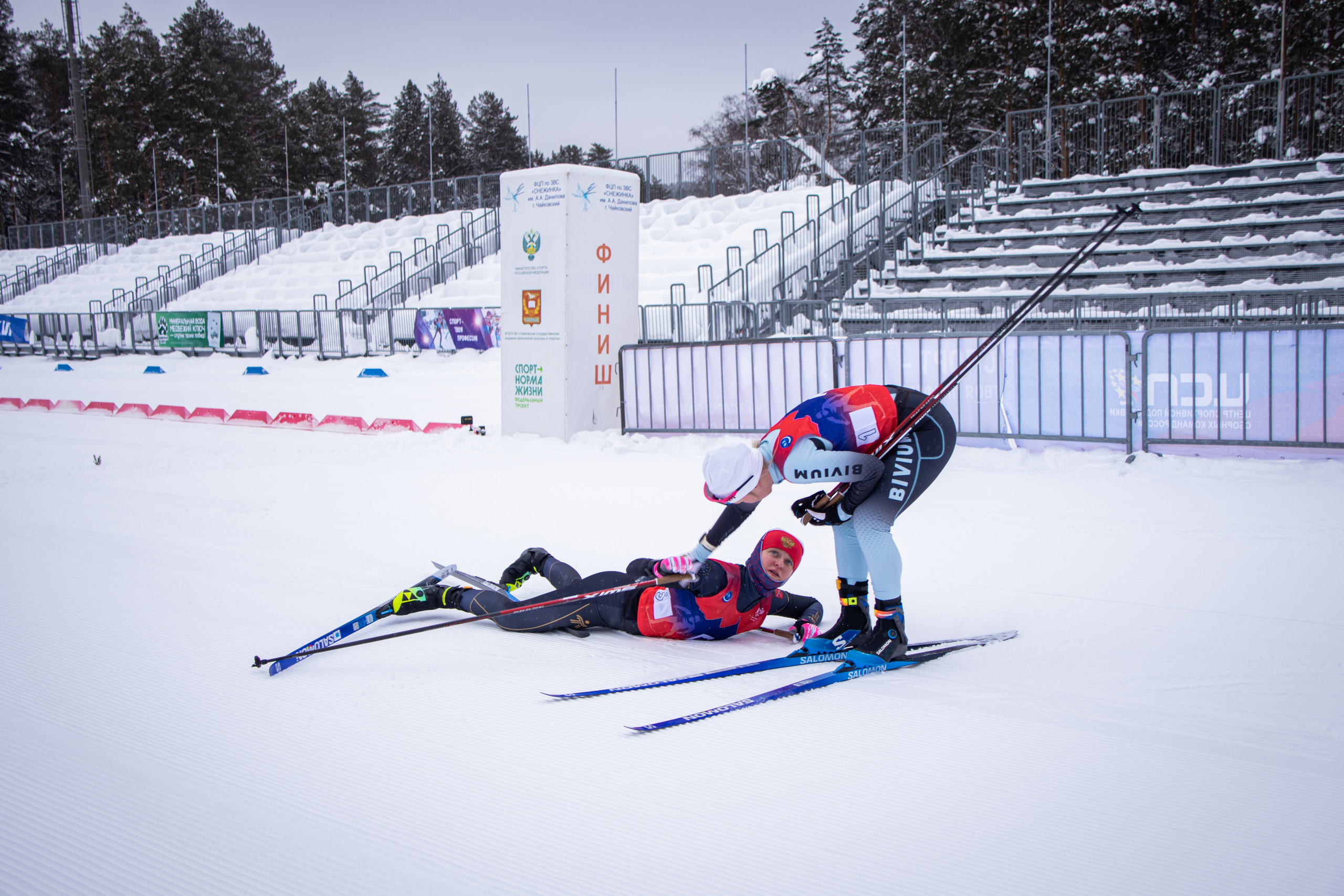 Лыжное ДВОЕБОРЬЕ чемпионат России 2026. Фоторепортаж выполнен ФПЛД для России.