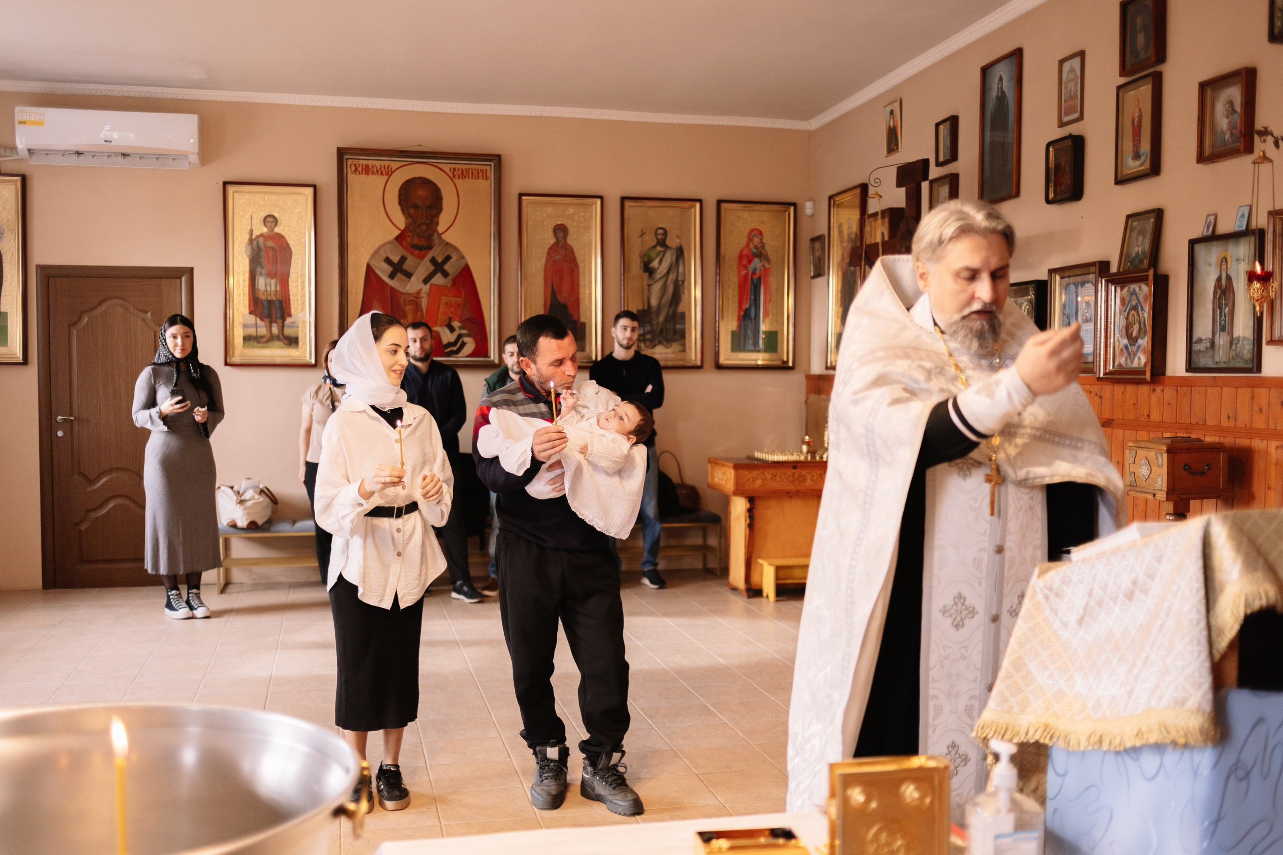 Крещение. Семейный фотограф в Сочи (Лоо, Дагомыс, Вардане, Якорная) Кучумова Олеся