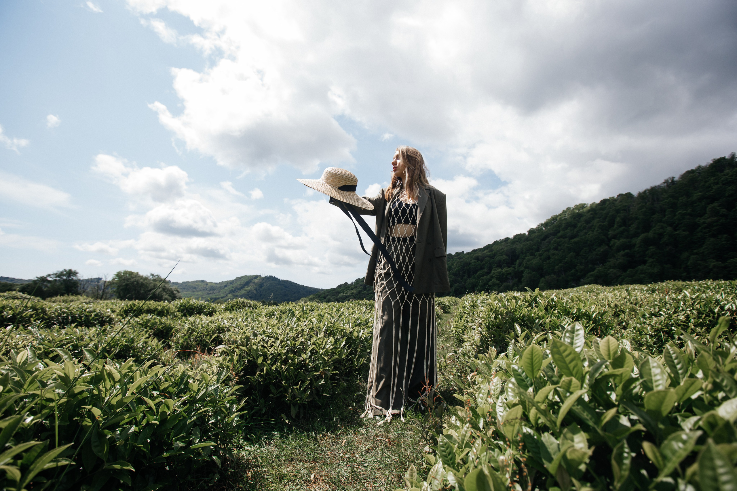 Tea plantation. Efimova Model Agency