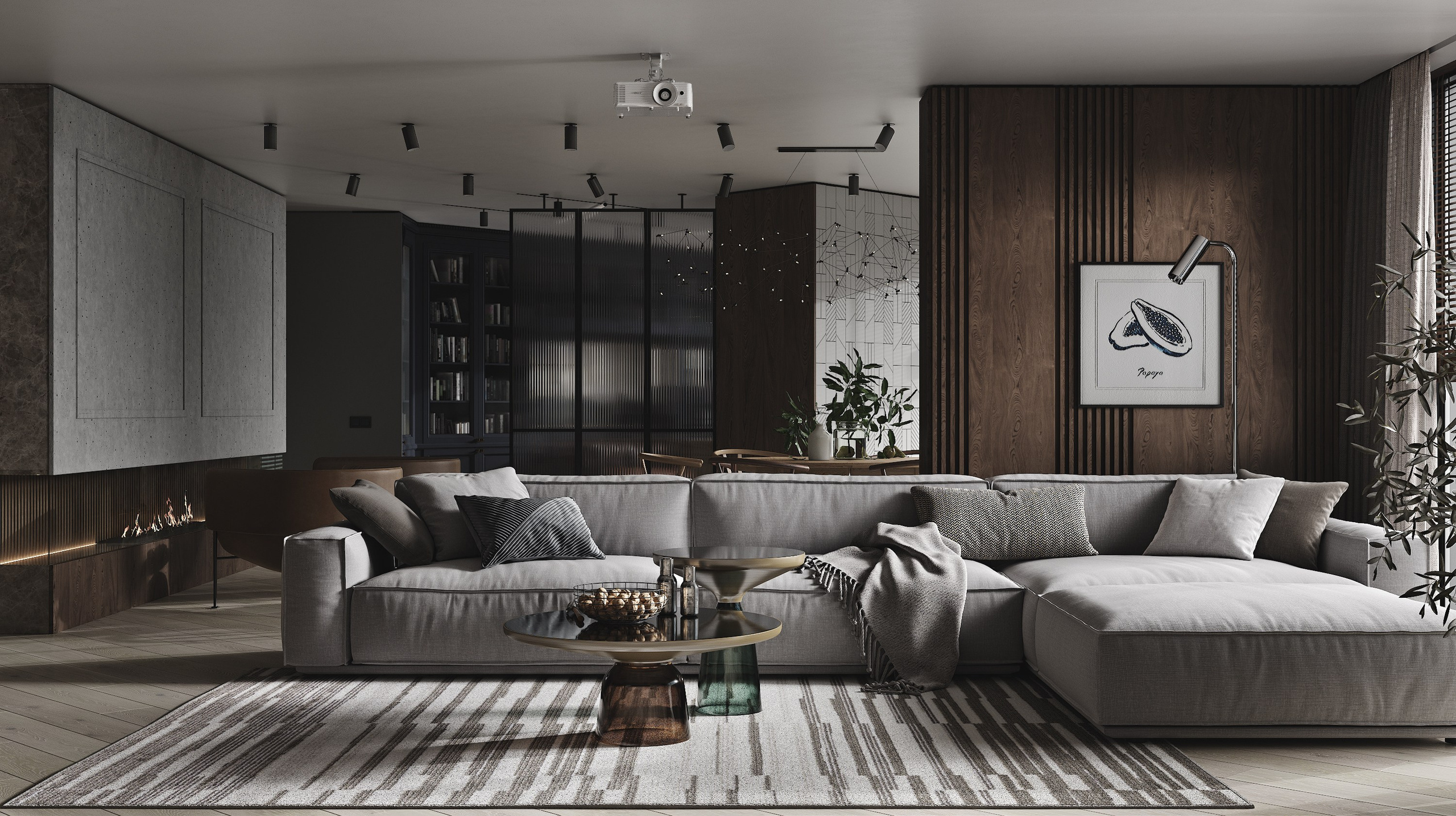 Hudson apartment | for Broken Concept LLC. Interior visualisation | avocado.render