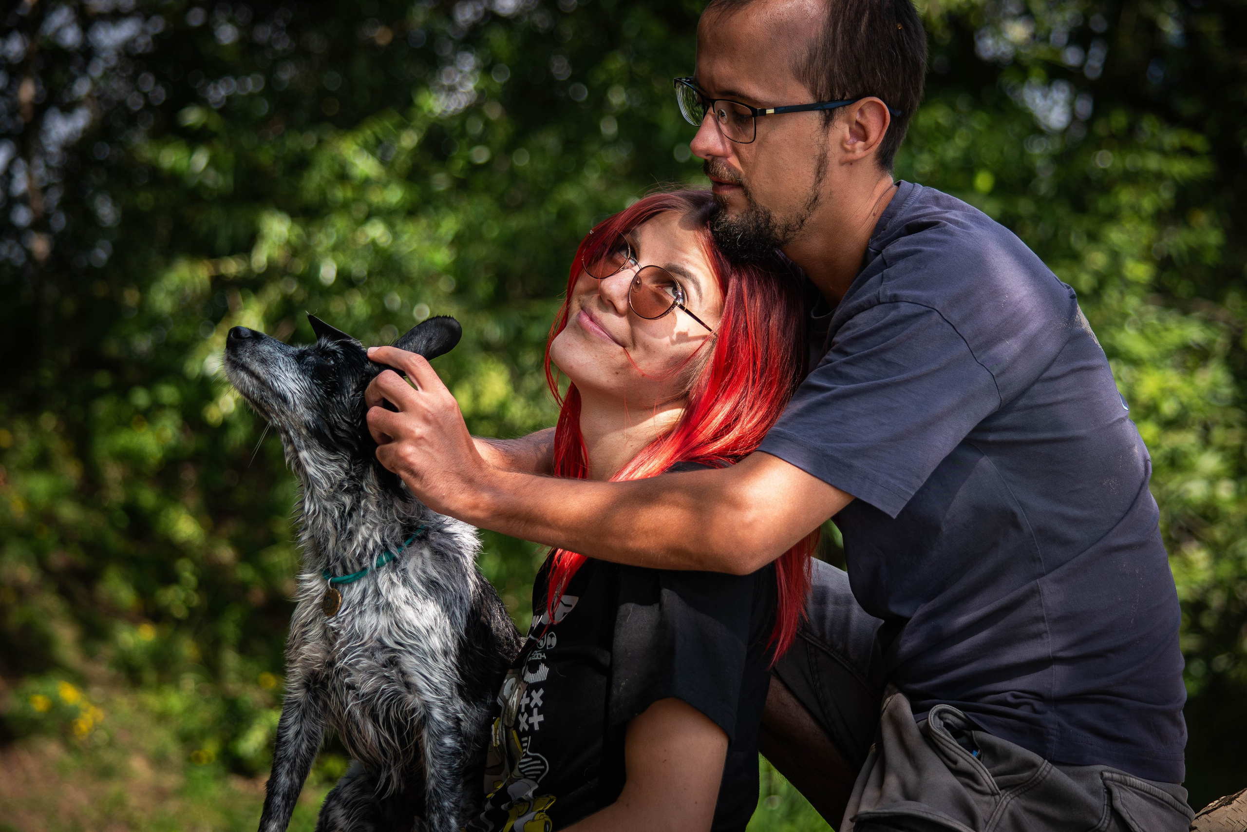 Берта, Ангелина и Витя. Фотограф Светлана Блинова, Москва и Московская область