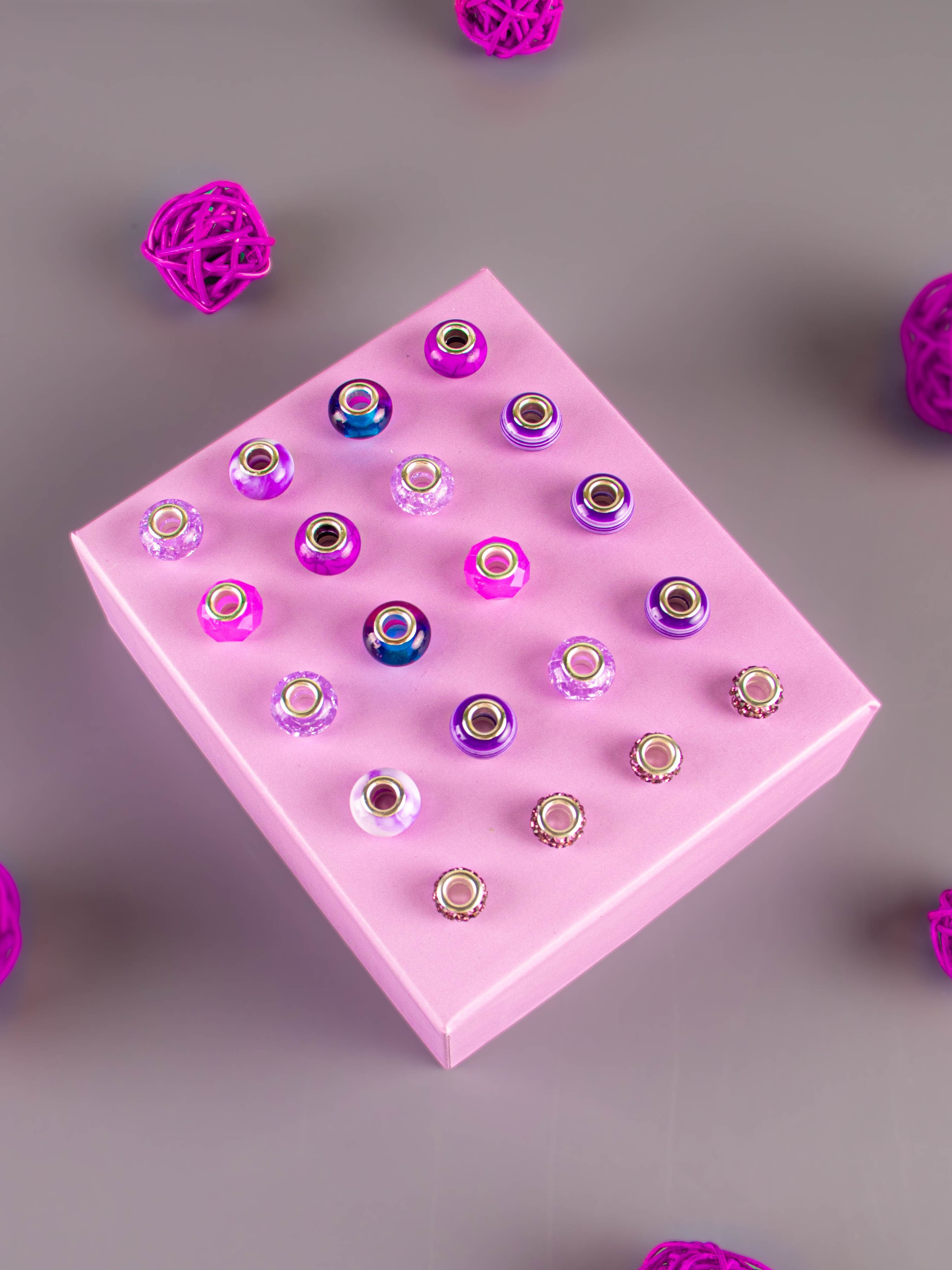 Набор по созданию браслетов (фиолетовый). «Матрица»