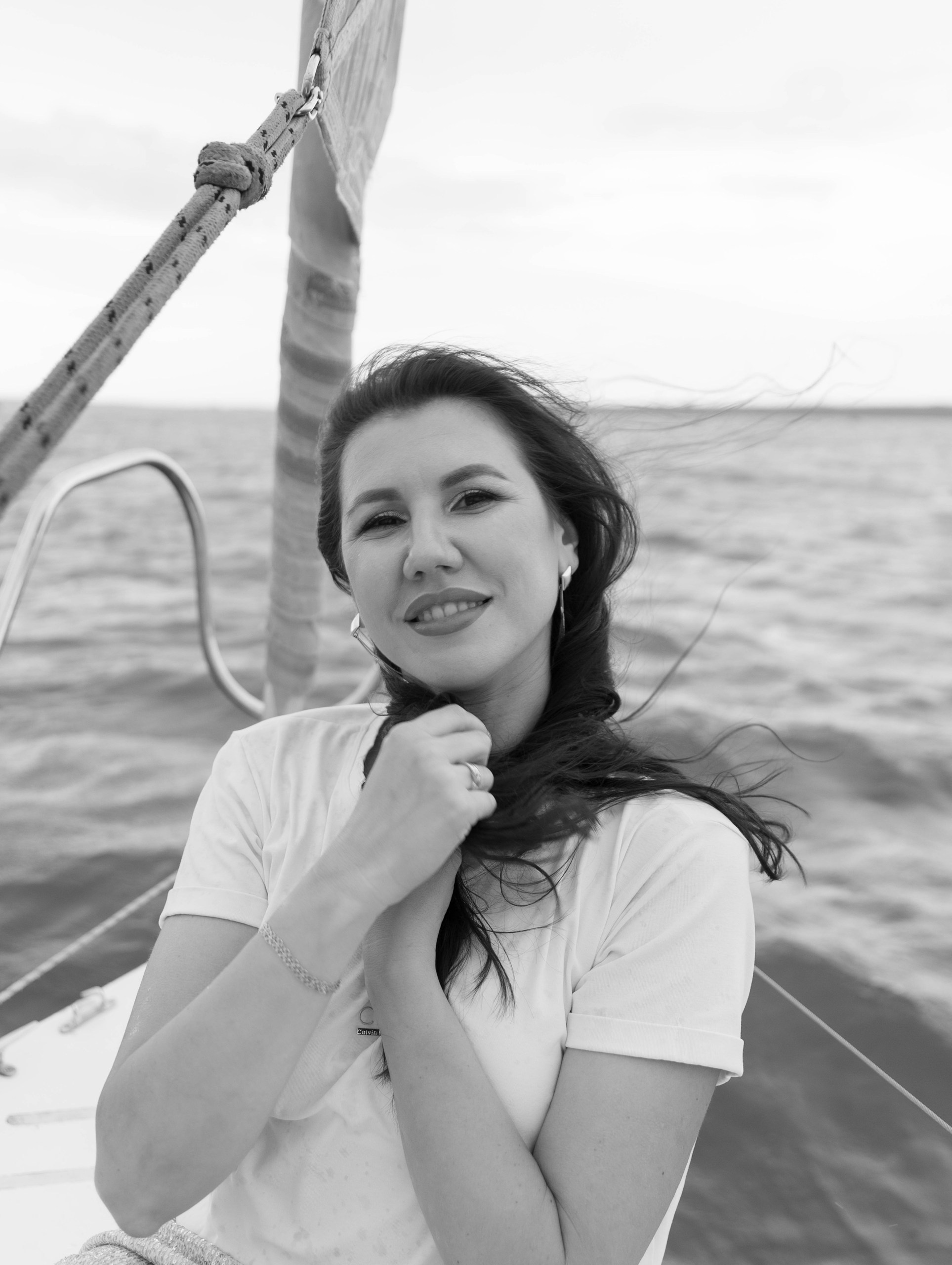 Парусные яхты. Заплыв женских комьюнити. Репортажный фотограф в Новосибирске Алена Помазунова