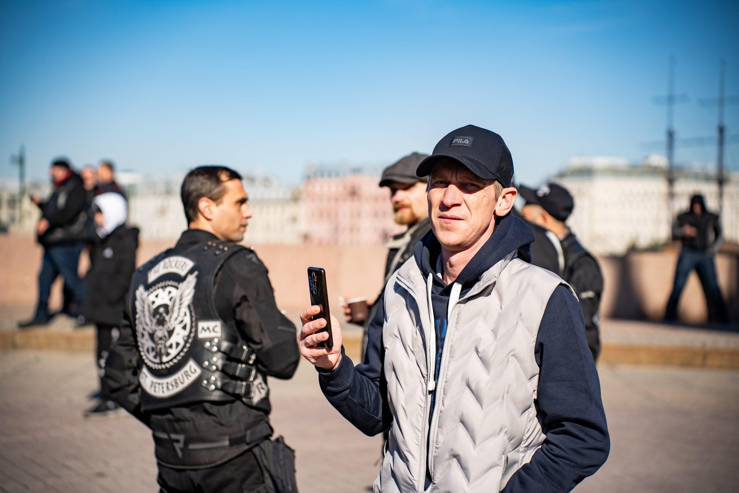 Весенний прохват мотоклуба Normans Riders MC. Концертный и репортажный фотограф в Санкт-Петербурге Слава Пахомов