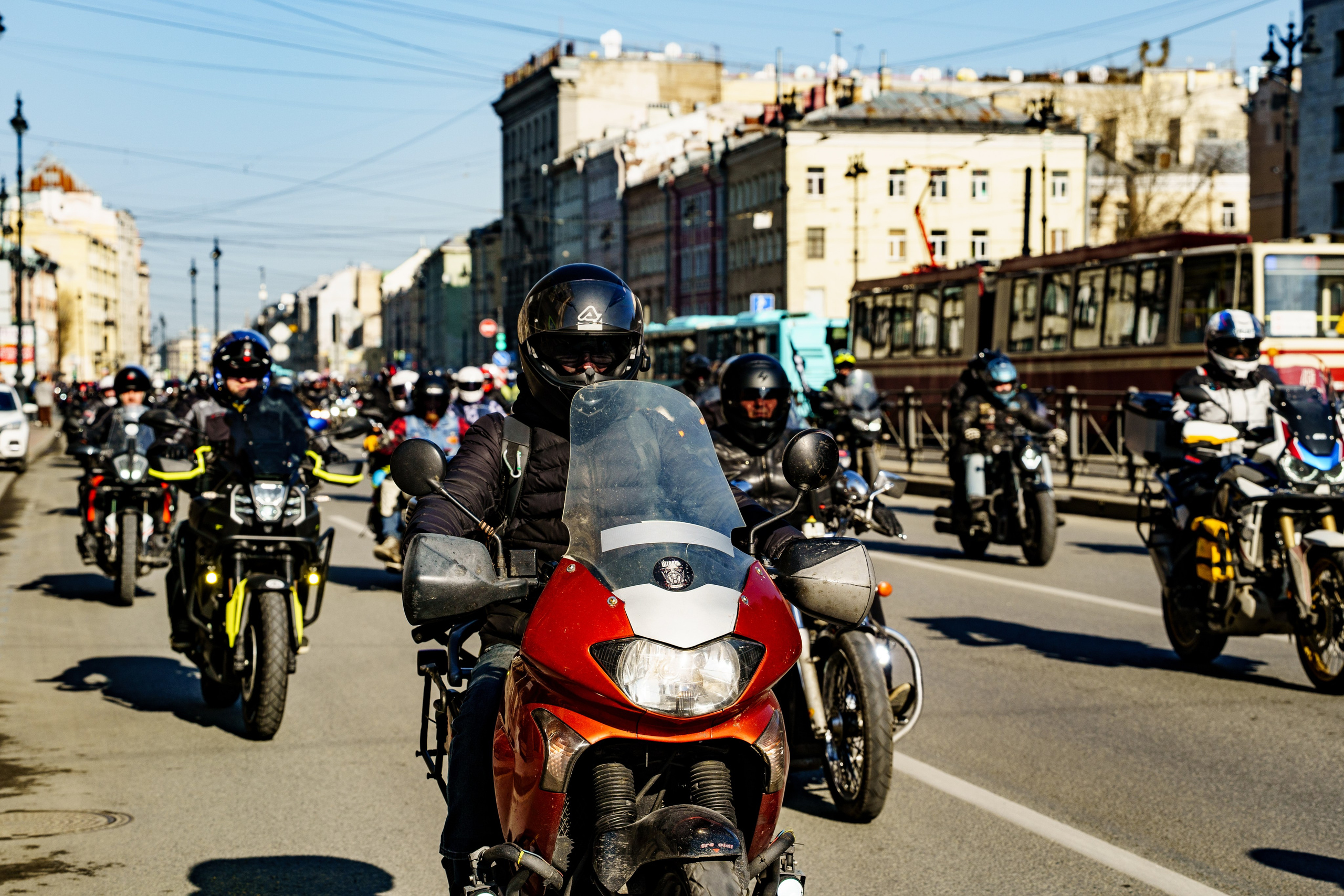 Прохват мотоклуба Norman Riders ч.1. Концертный и репортажный фотограф в Санкт-Петербурге Слава Пахомов