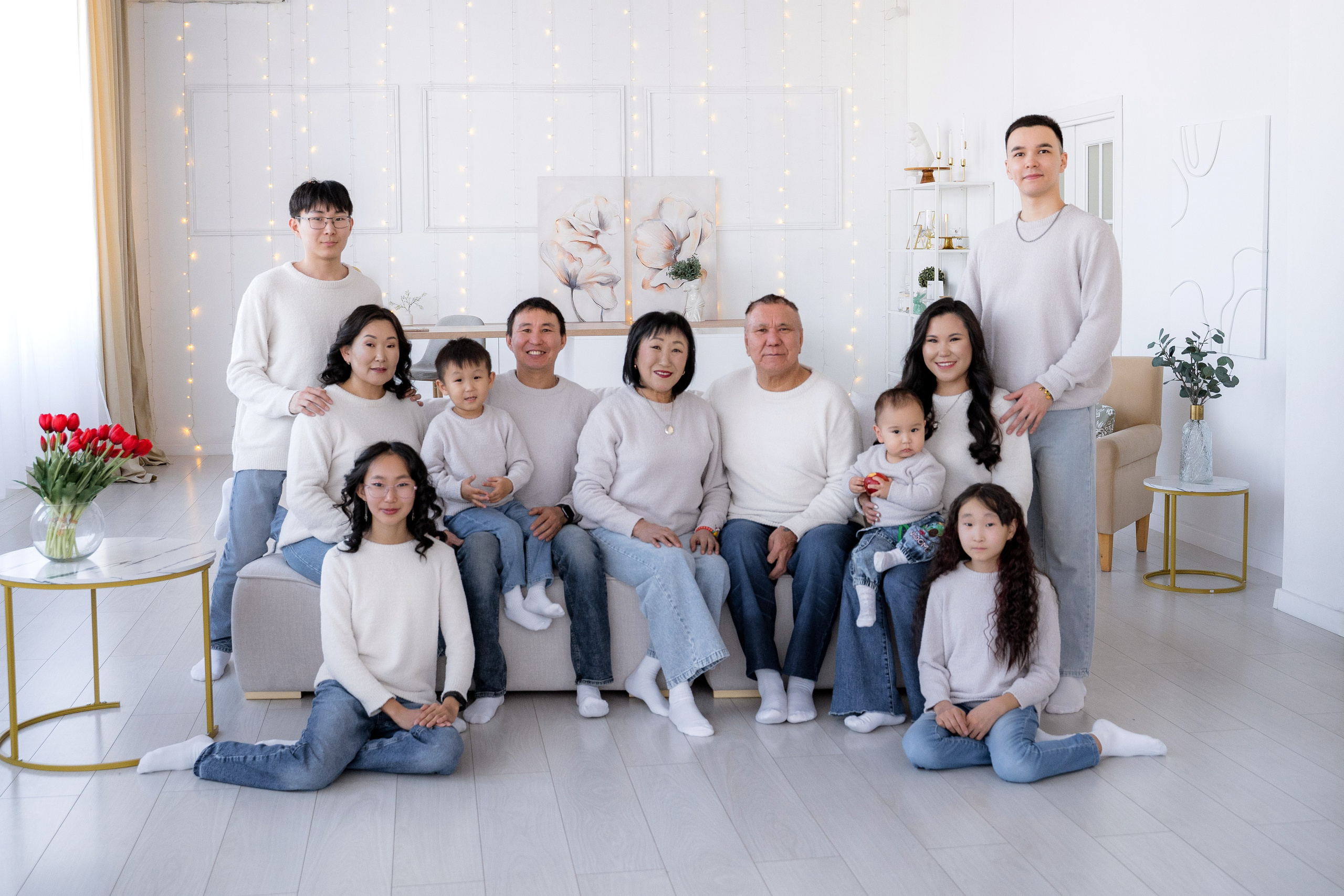 Комплекты Family look. Фотостудия Малина в городе Улан-Удэ. Фотограф Ирина Жарникова