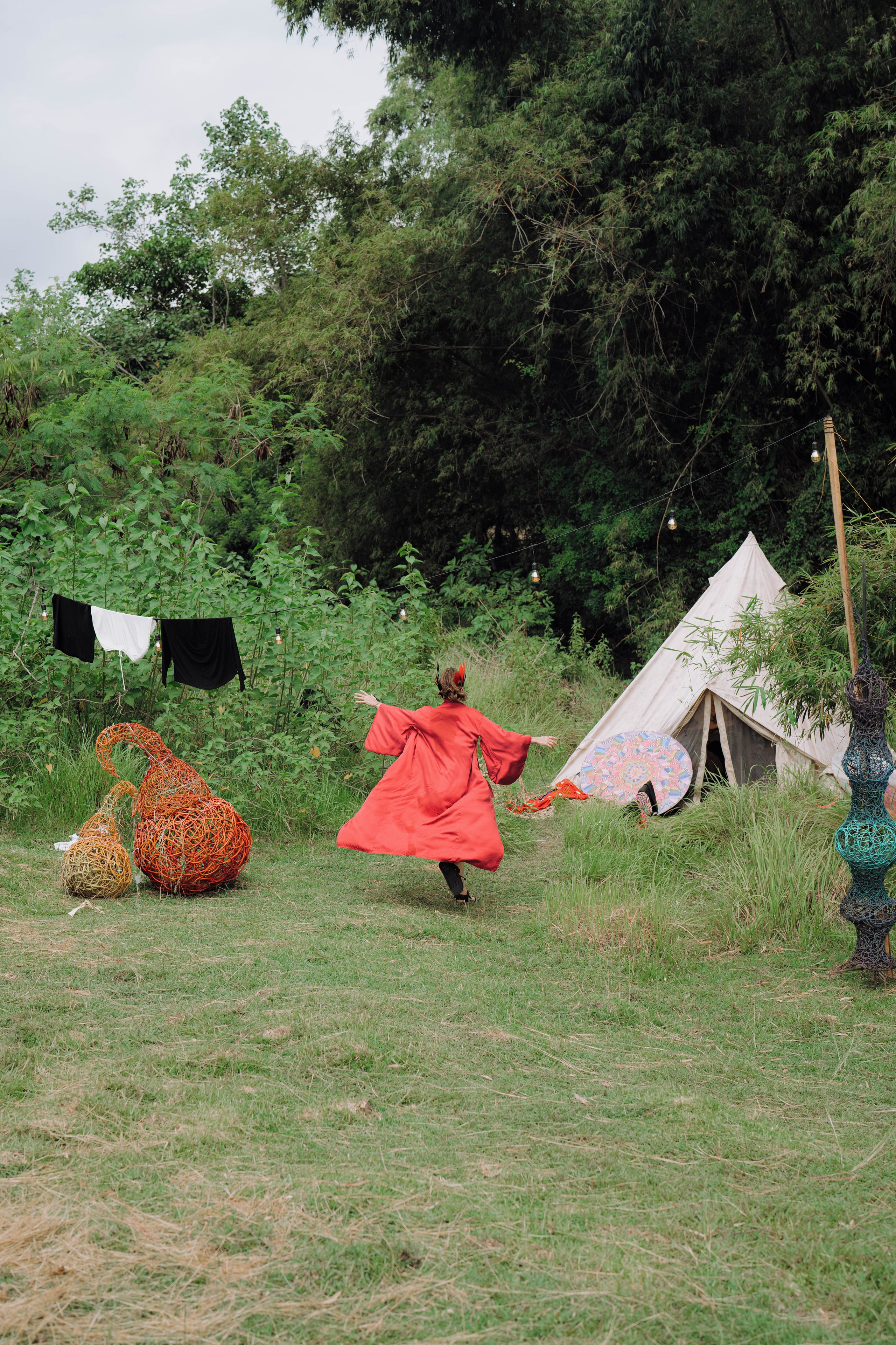BALI BURNING MAN. LAMPU FESTIVAL