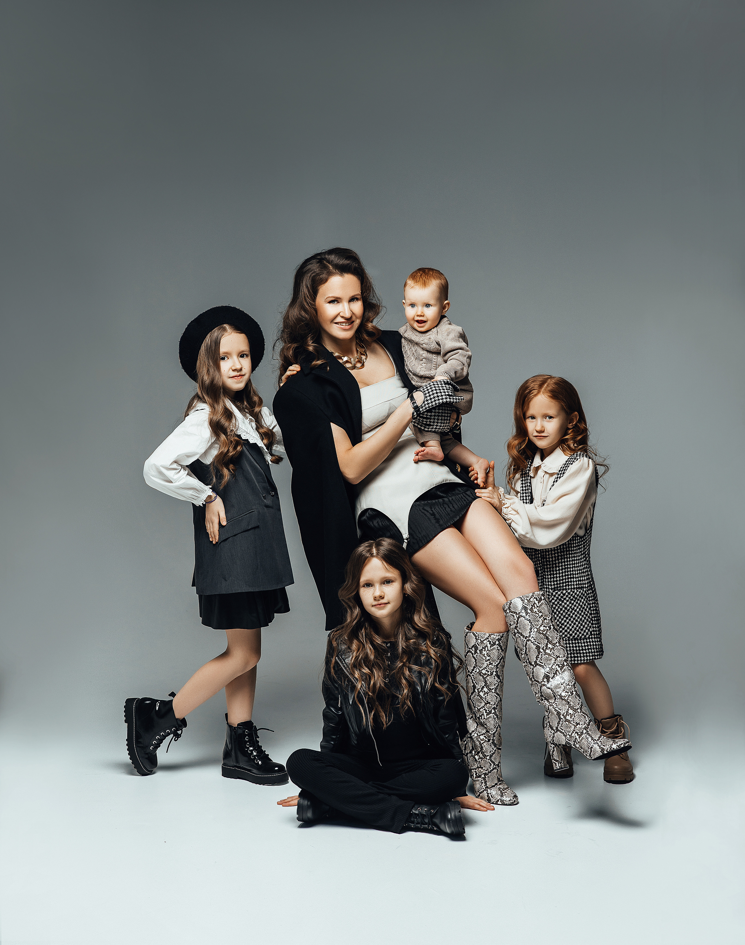 4 лапочки дочки. Свадебный и портретный фотограф Алина Иванова. Екатеринбург-Москва