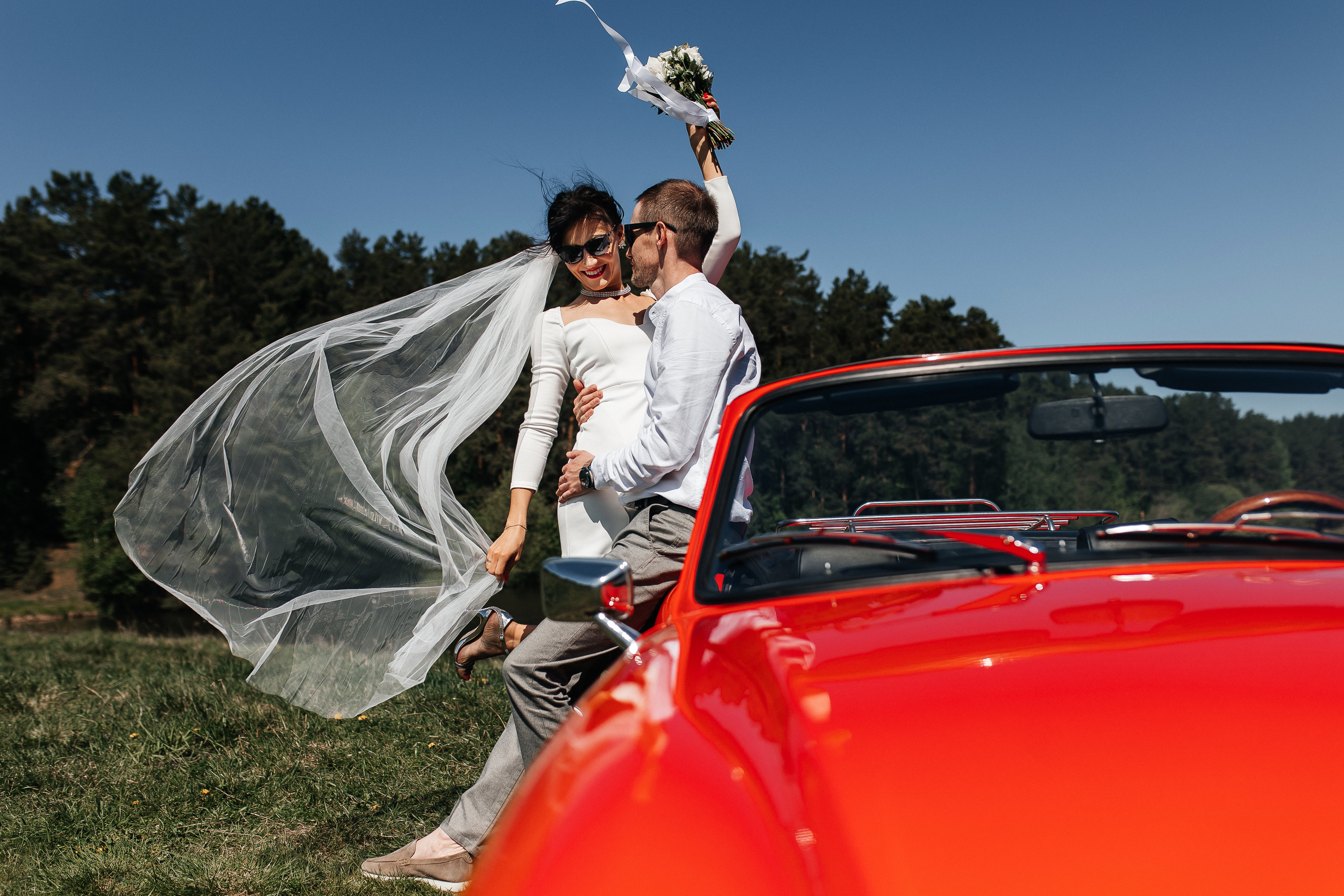 Кабриолет. Свадебный и портретный фотограф Алина Иванова. Екатеринбург-Москва