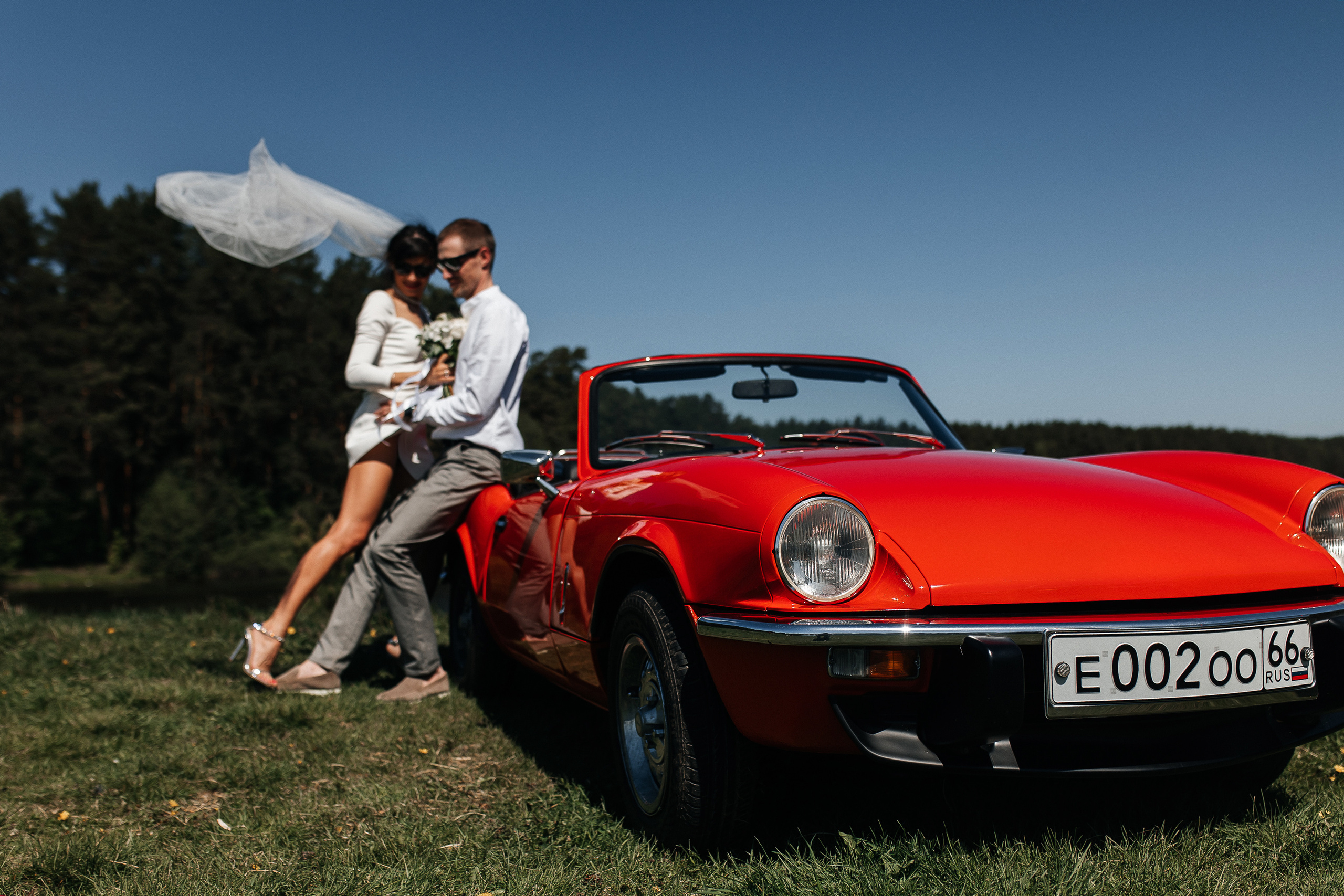 Кабриолет. Свадебный и портретный фотограф Алина Иванова. Екатеринбург-Москва