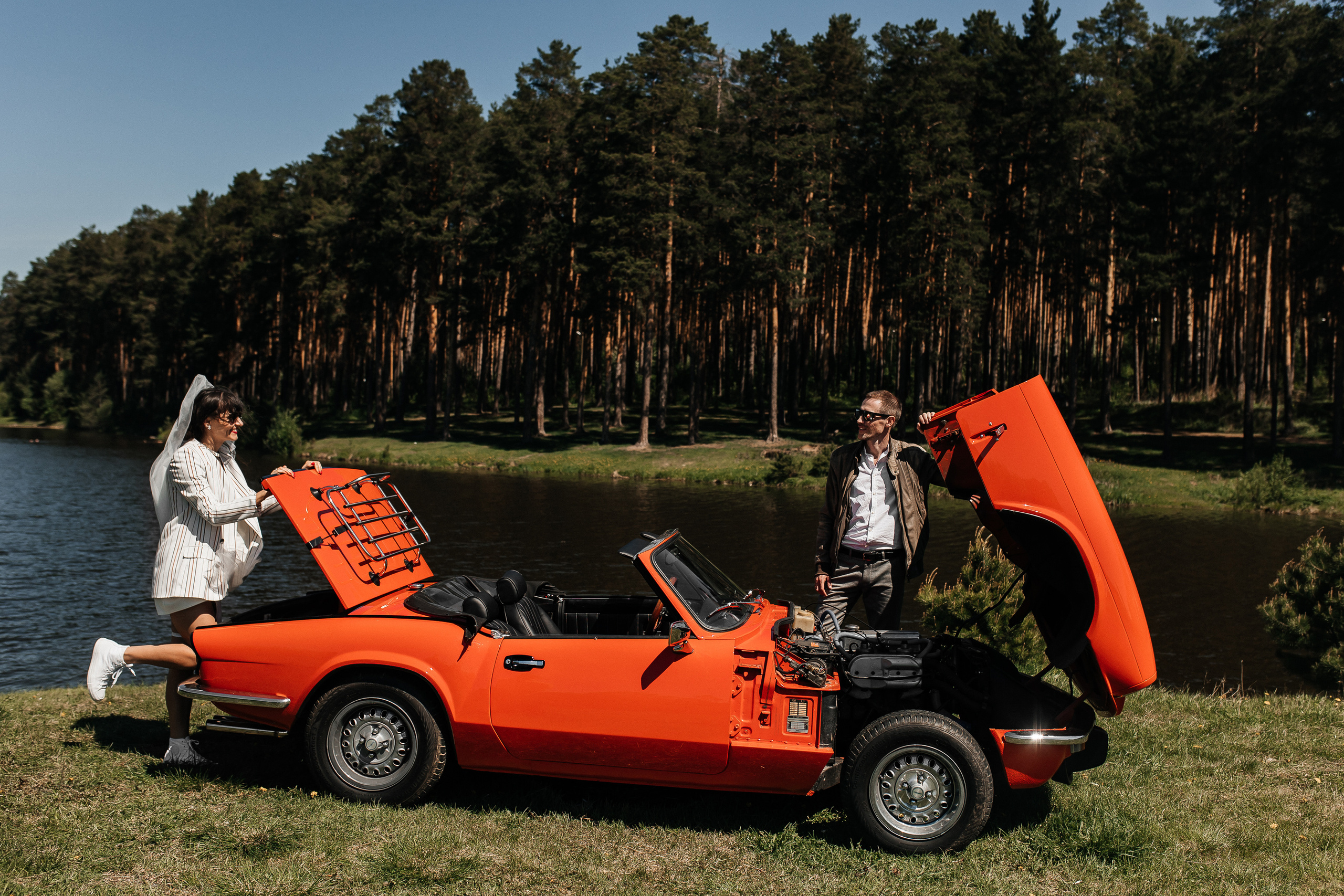Кабриолет. Свадебный и портретный фотограф Алина Иванова. Екатеринбург-Москва