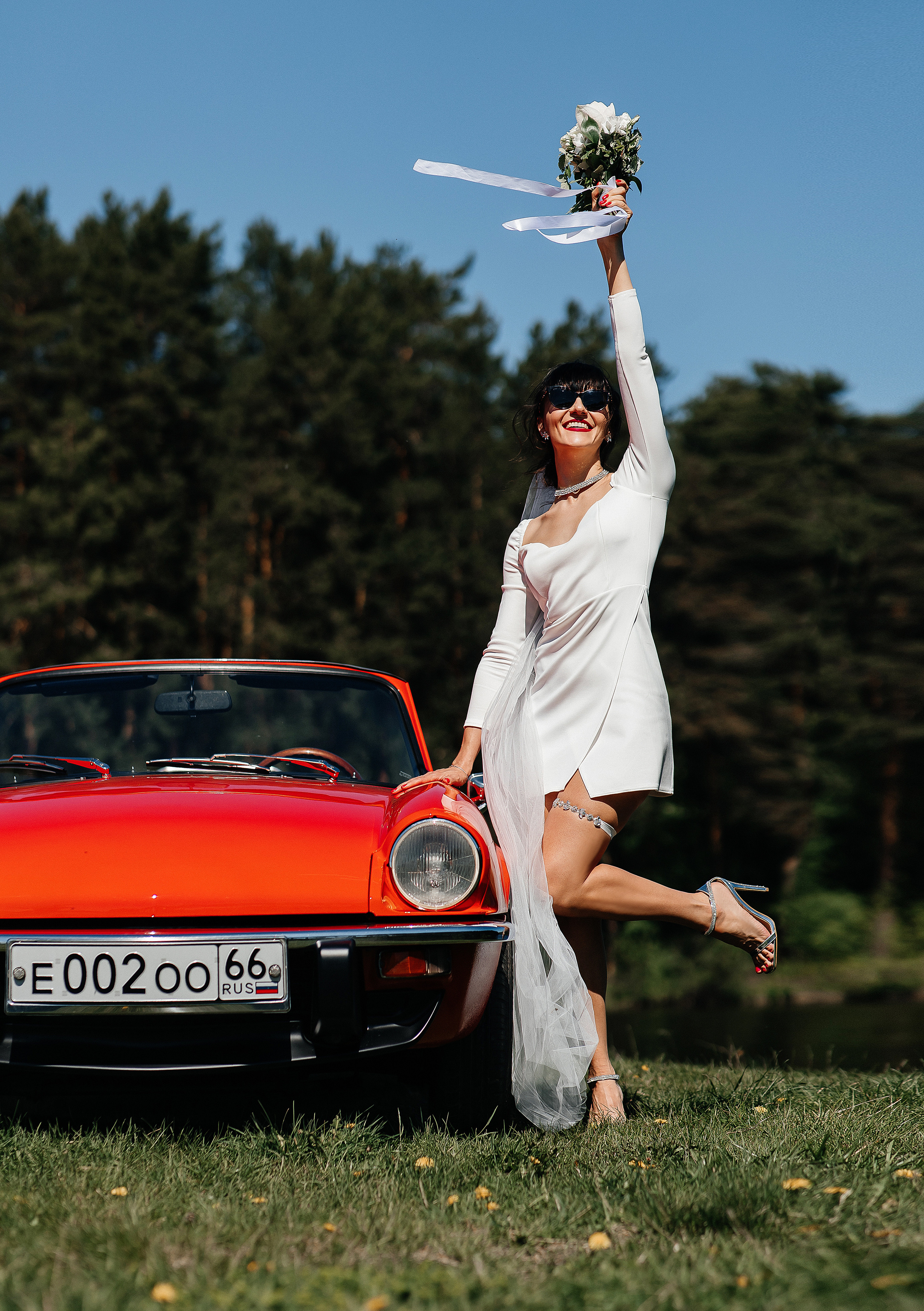 Кабриолет. Свадебный и портретный фотограф Алина Иванова. Екатеринбург-Москва